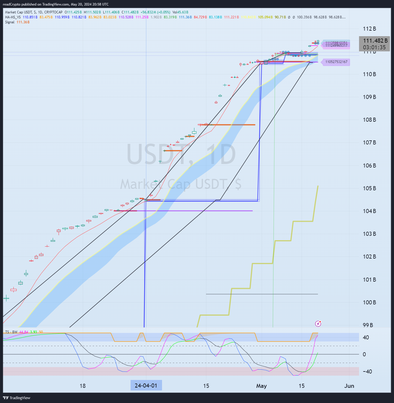 CRYPTOCAP:USDT Chart Image by readCrypto