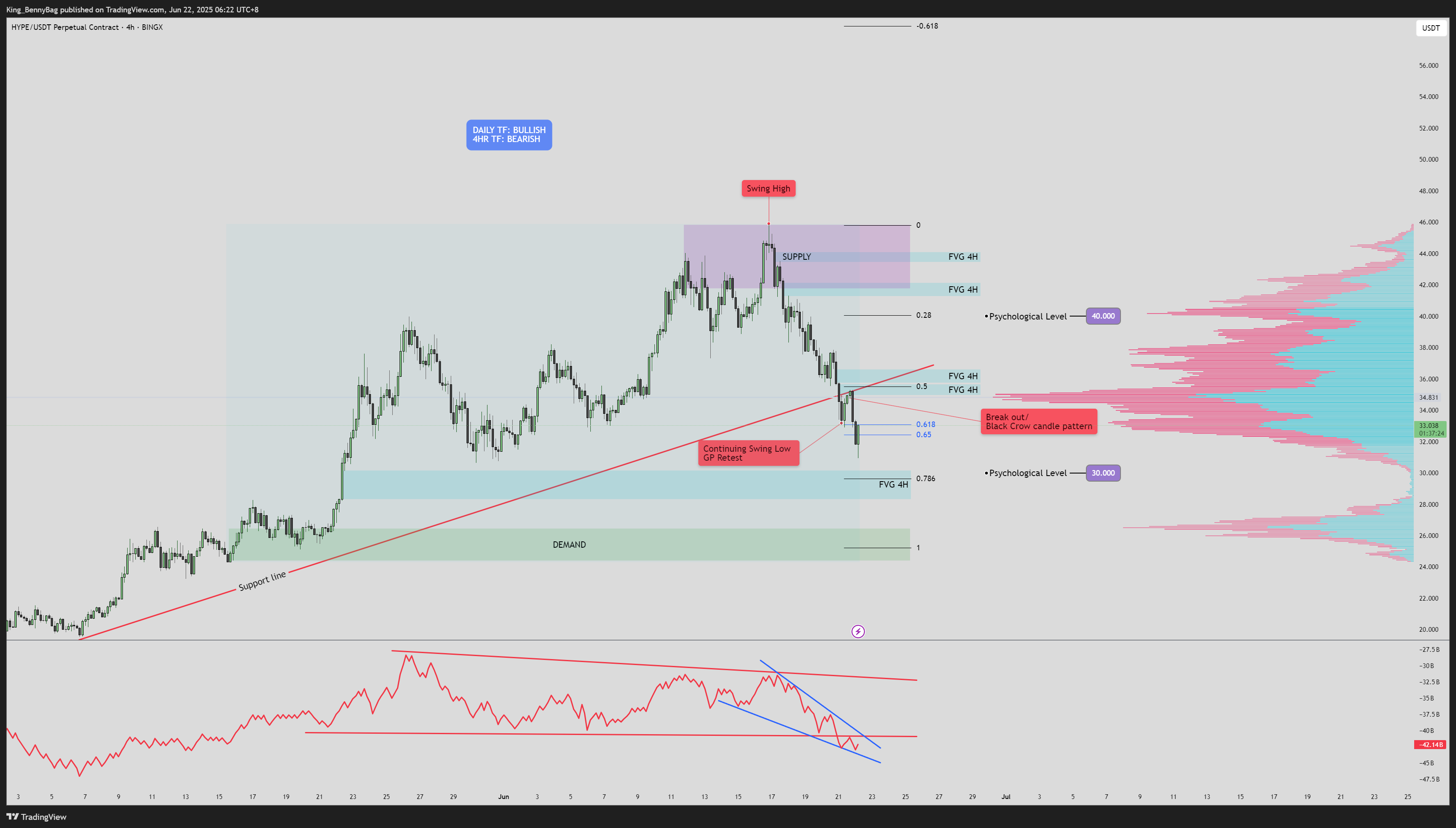 BINGX:HYPEUSDT.P Chart Image by King_BennyBag