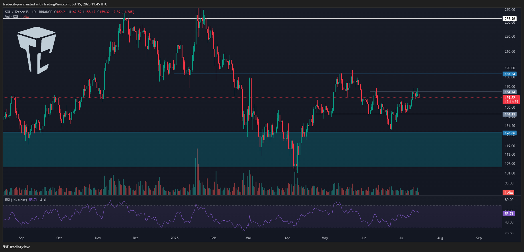 BINANCE:SOLUSDT Chart Image by tradecitypro