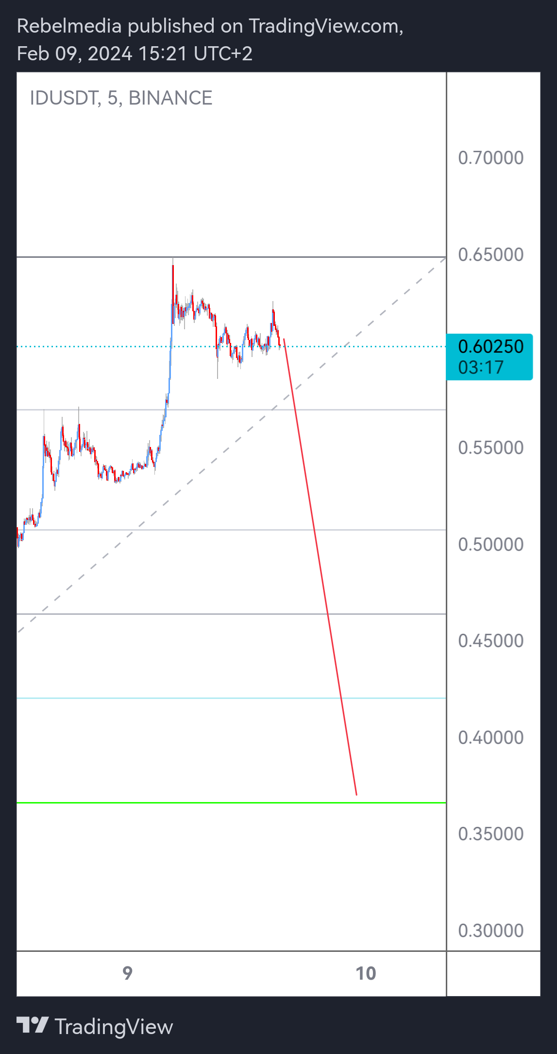 BINANCE:IDUSDT Chart Image by Rebelmedia