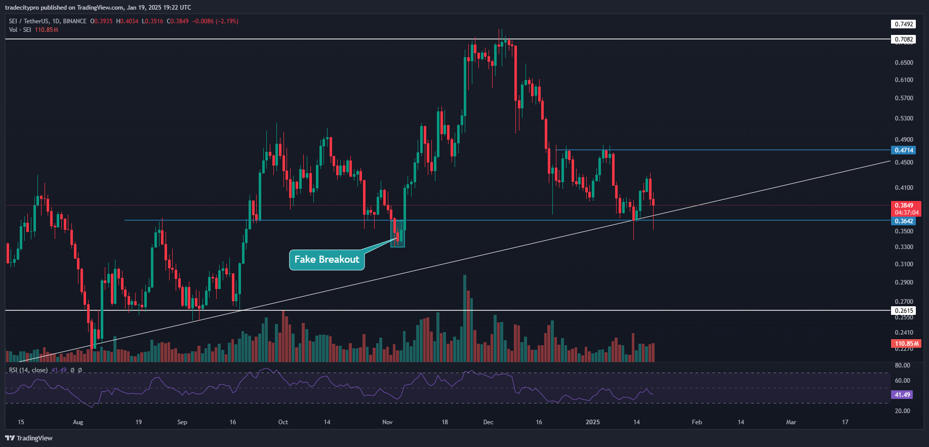 BINANCE:SEIUSDT Chart Image by tradecitypro
