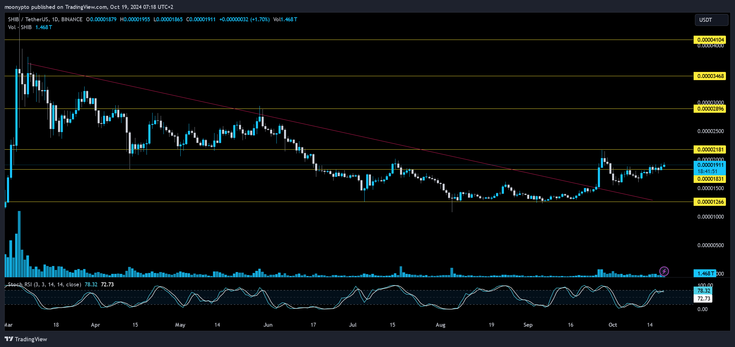 BINANCE:SHIBUSDT Chart Image by moonypto