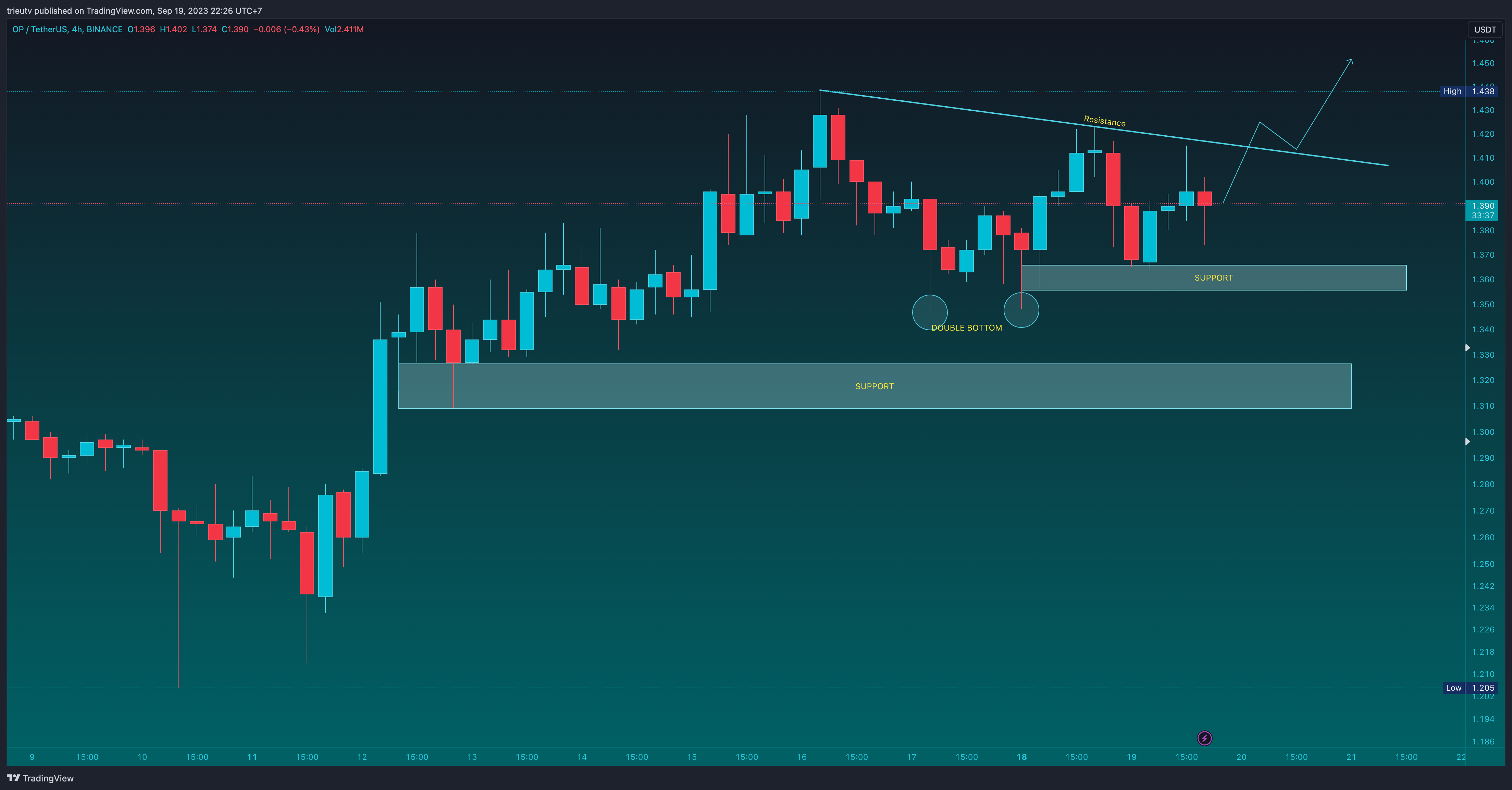 BINANCE:OPUSDT Chart Image by trieutv