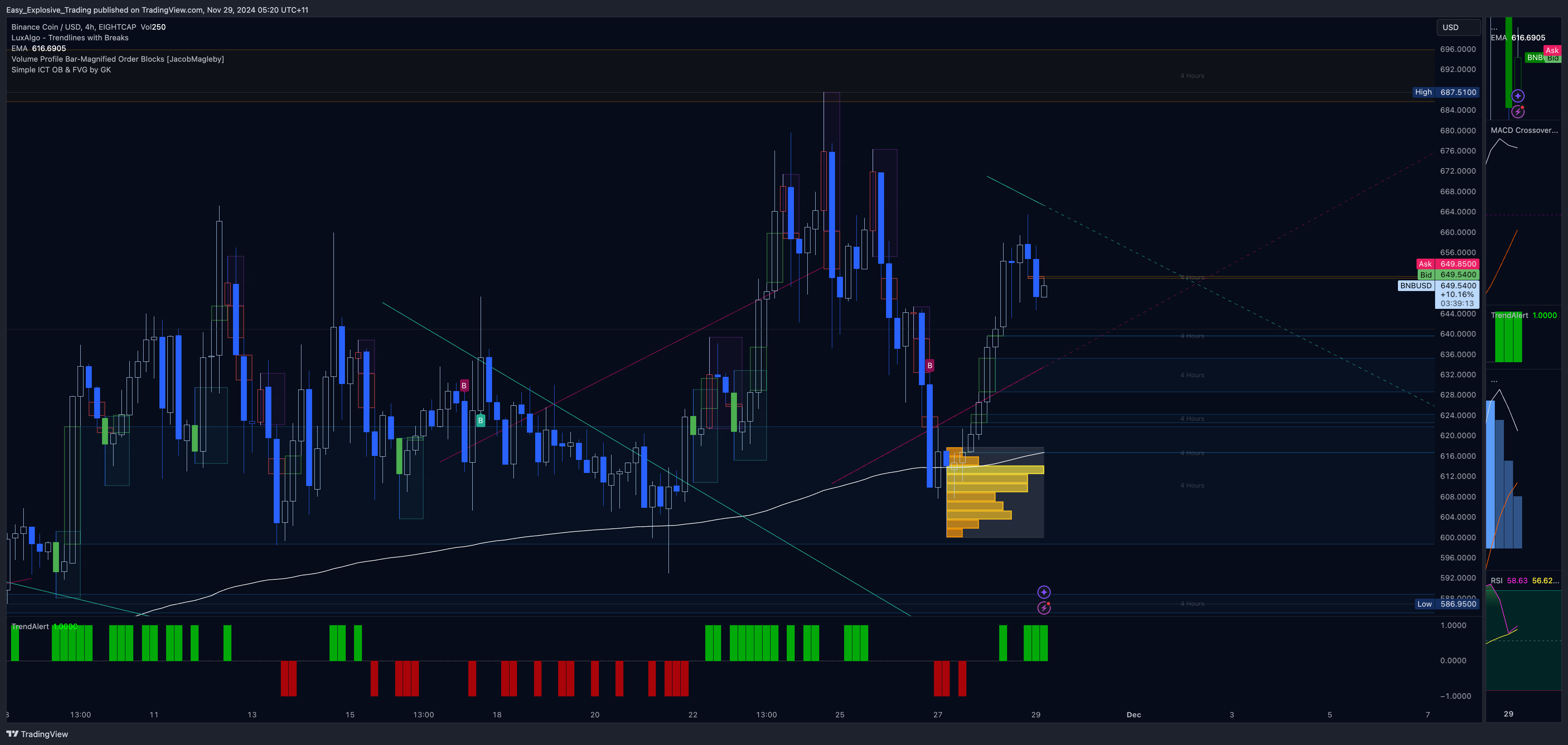EIGHTCAP:BNBUSD Chart Image by Easy_Explosive_Trading