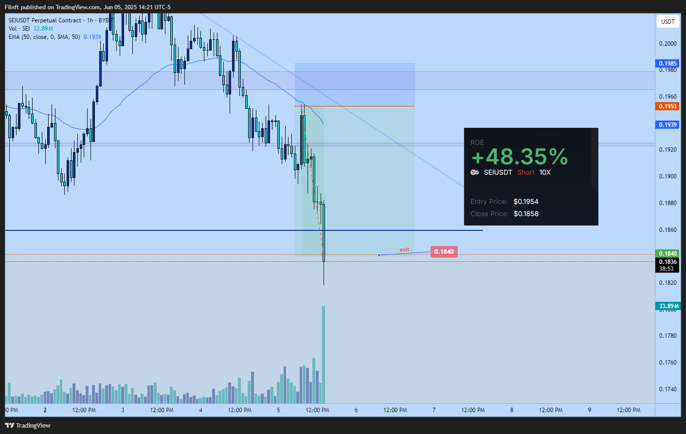 BYBIT:SEIUSDT.P Chart Image by Filnft