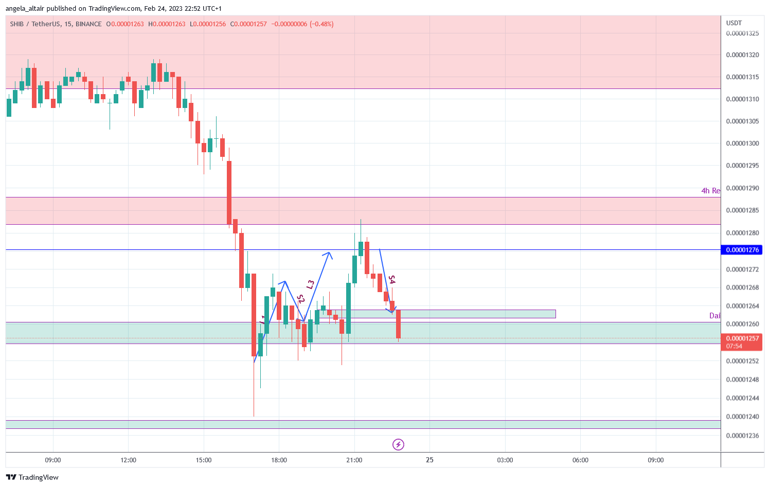BINANCE:SHIBUSDT Chart Image by angela_altair