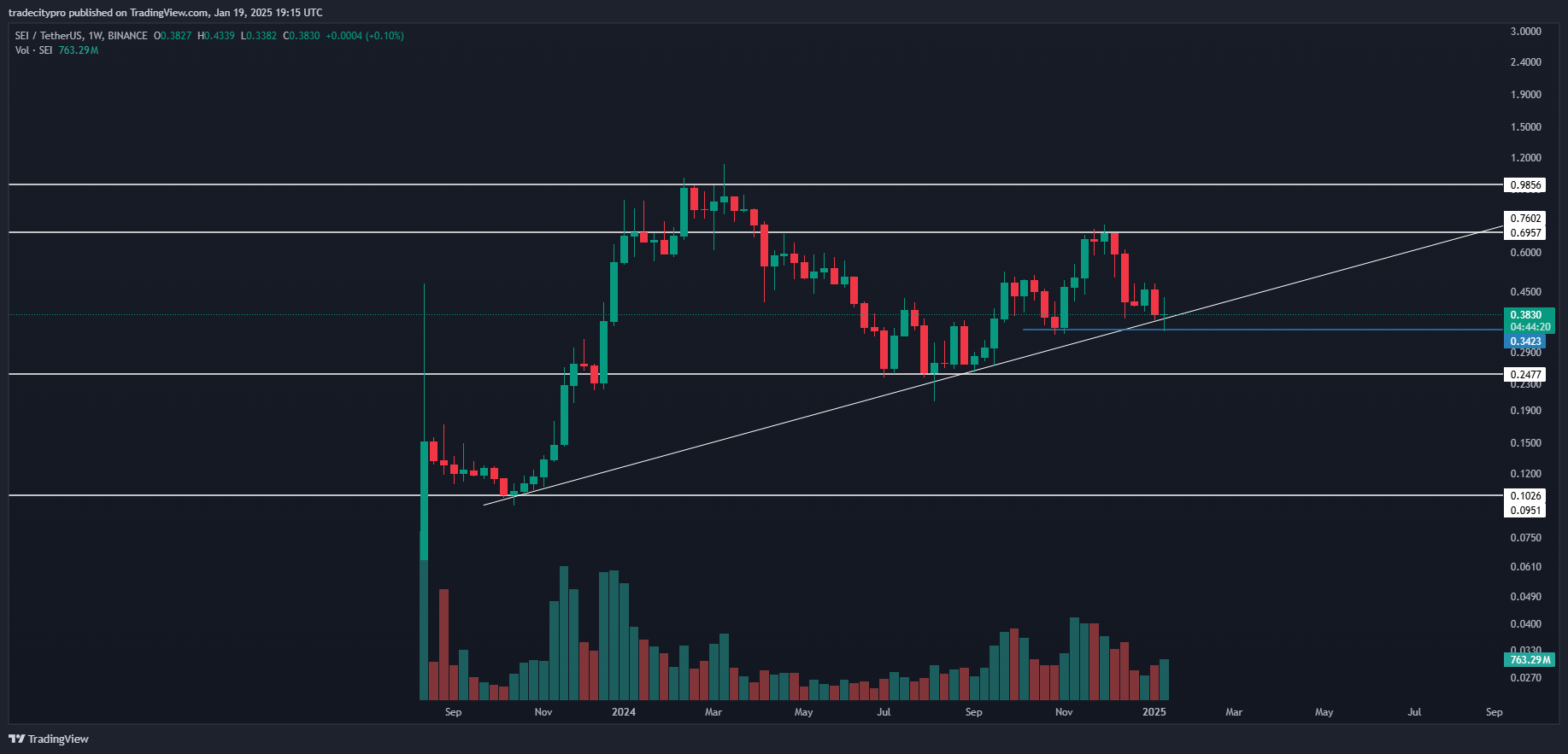 BINANCE:SEIUSDT Chart Image by tradecitypro