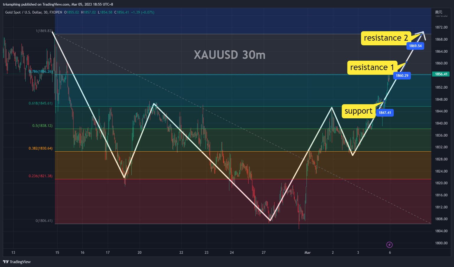 FXOPEN:XAUUSD Chart Image by triumphing