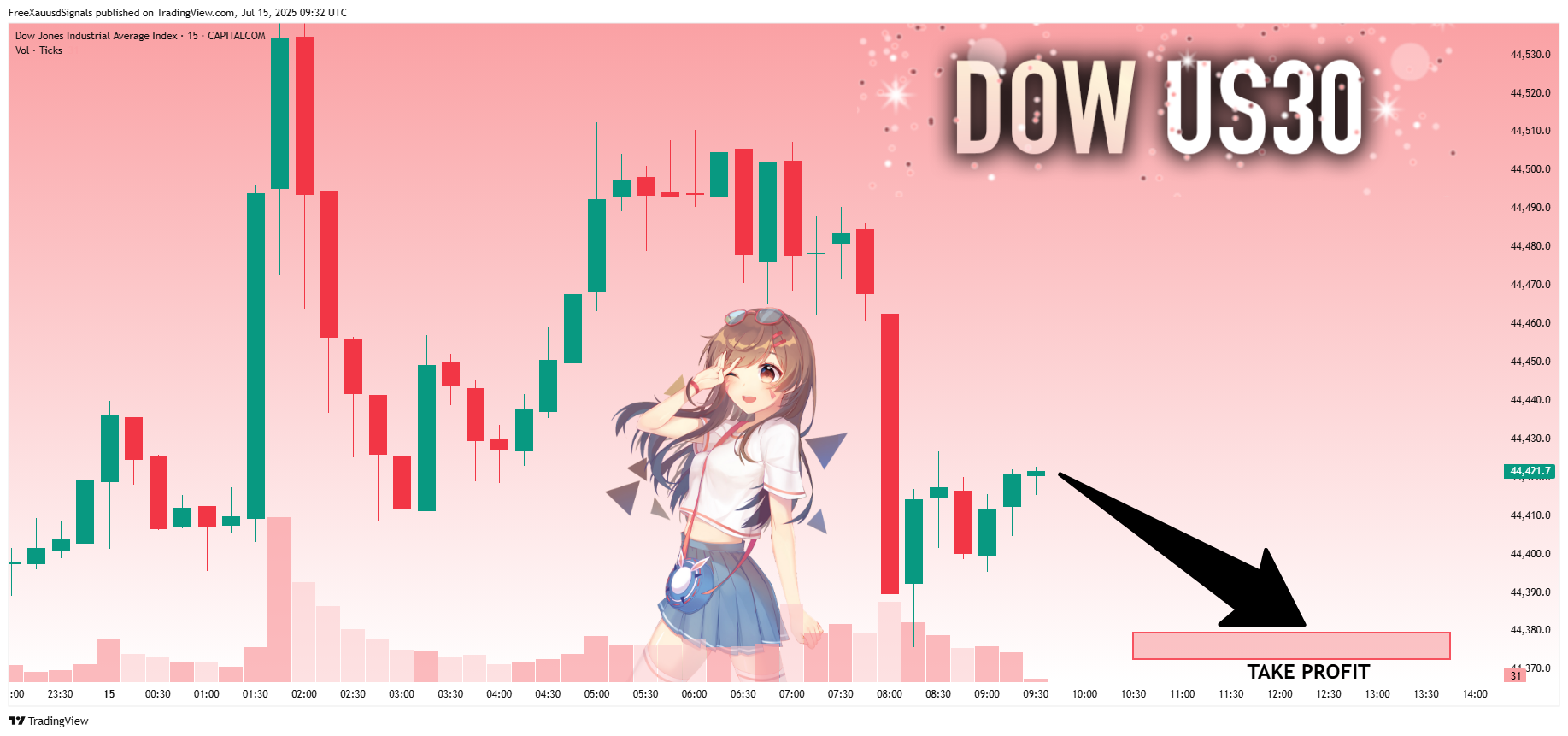 CAPITALCOM:US30 Chart Image by FreeXauusdSignals