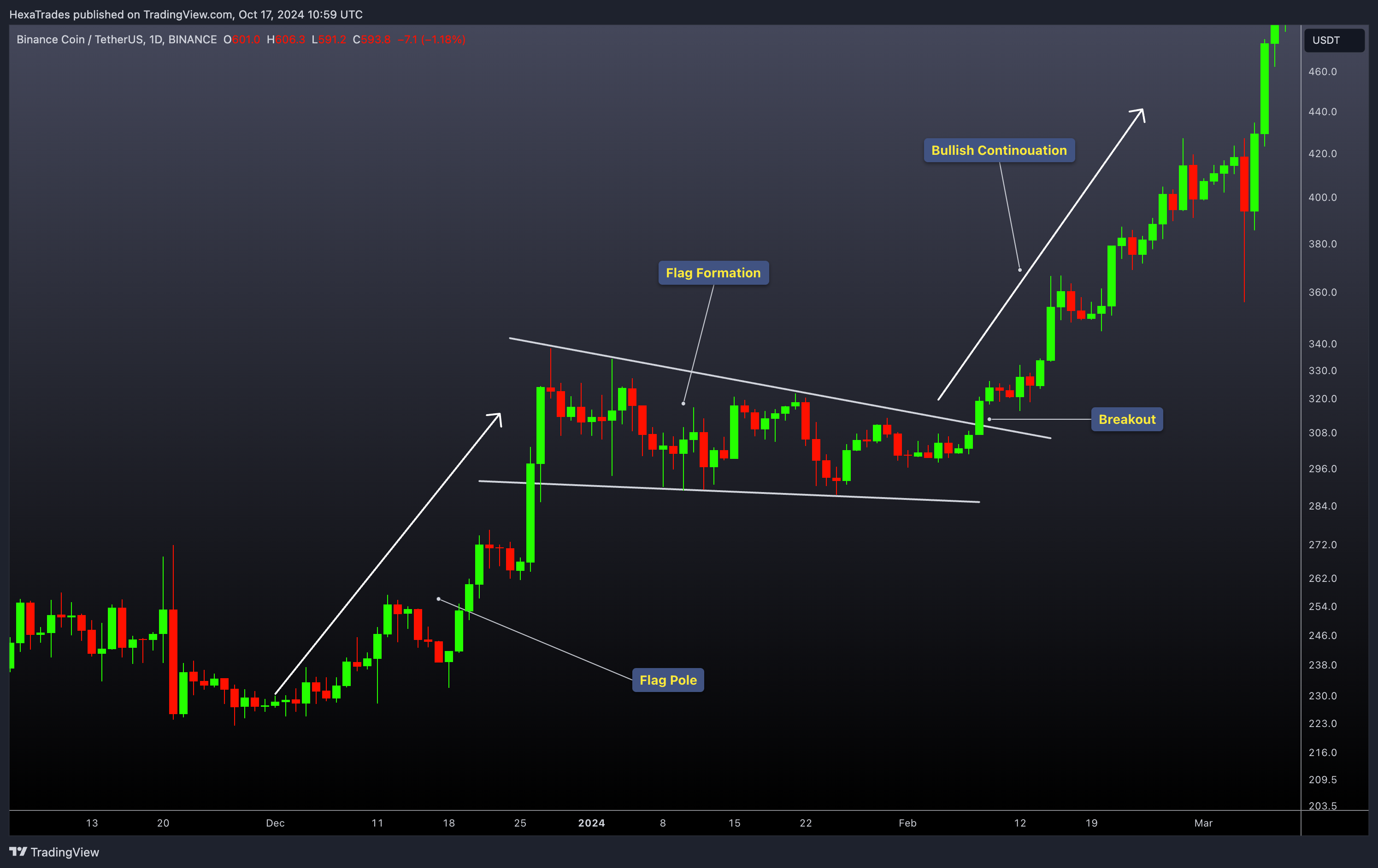 BINANCE:BNBUSDT Chart Image by HexaTrades