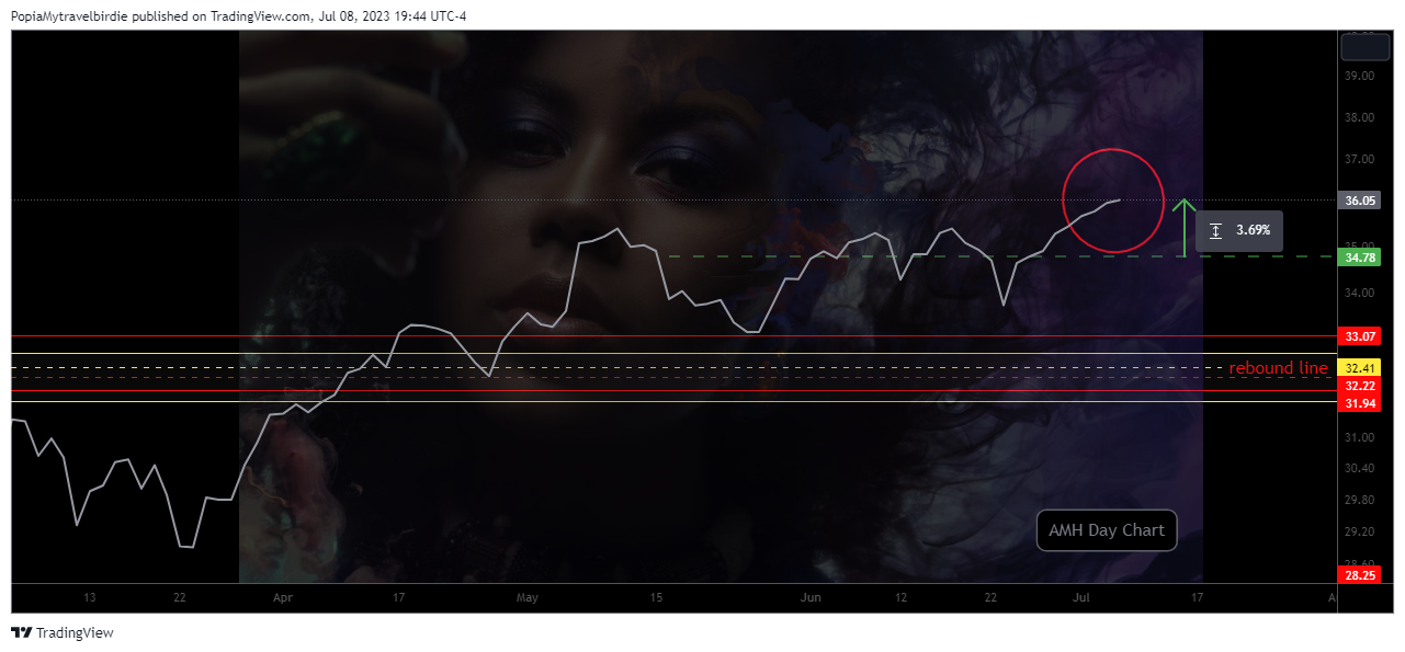 NYSE:AMH Chart Image by PopiaMytravelbirdie