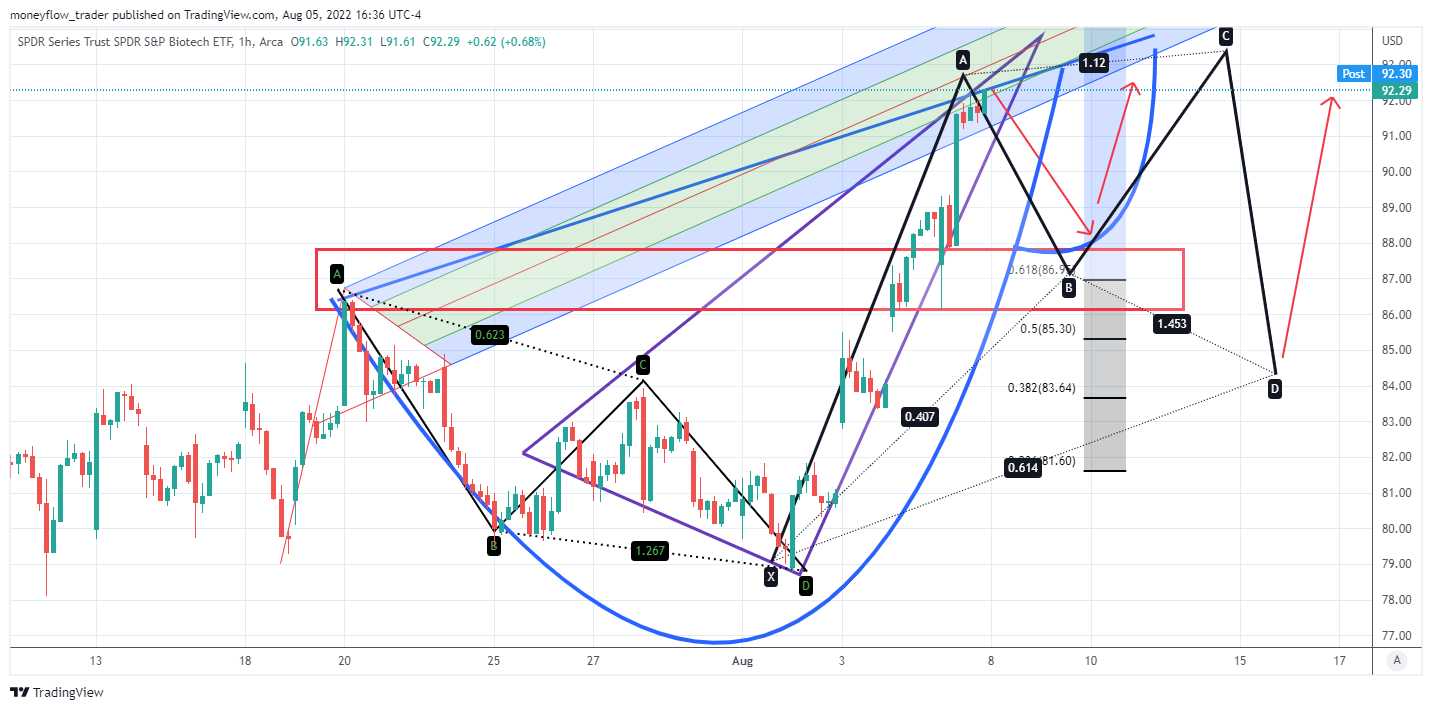 AMEX:XBI Chart Image by moneyflow_trader
