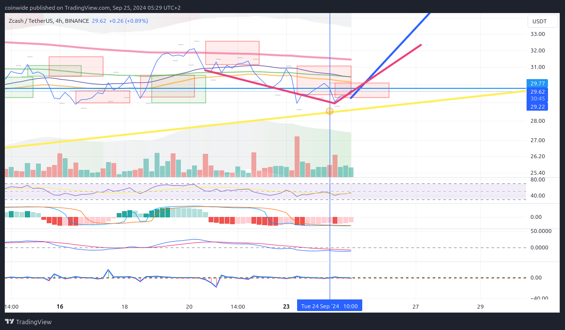 BINANCE:ZECUSDT Chart Image by coinwide