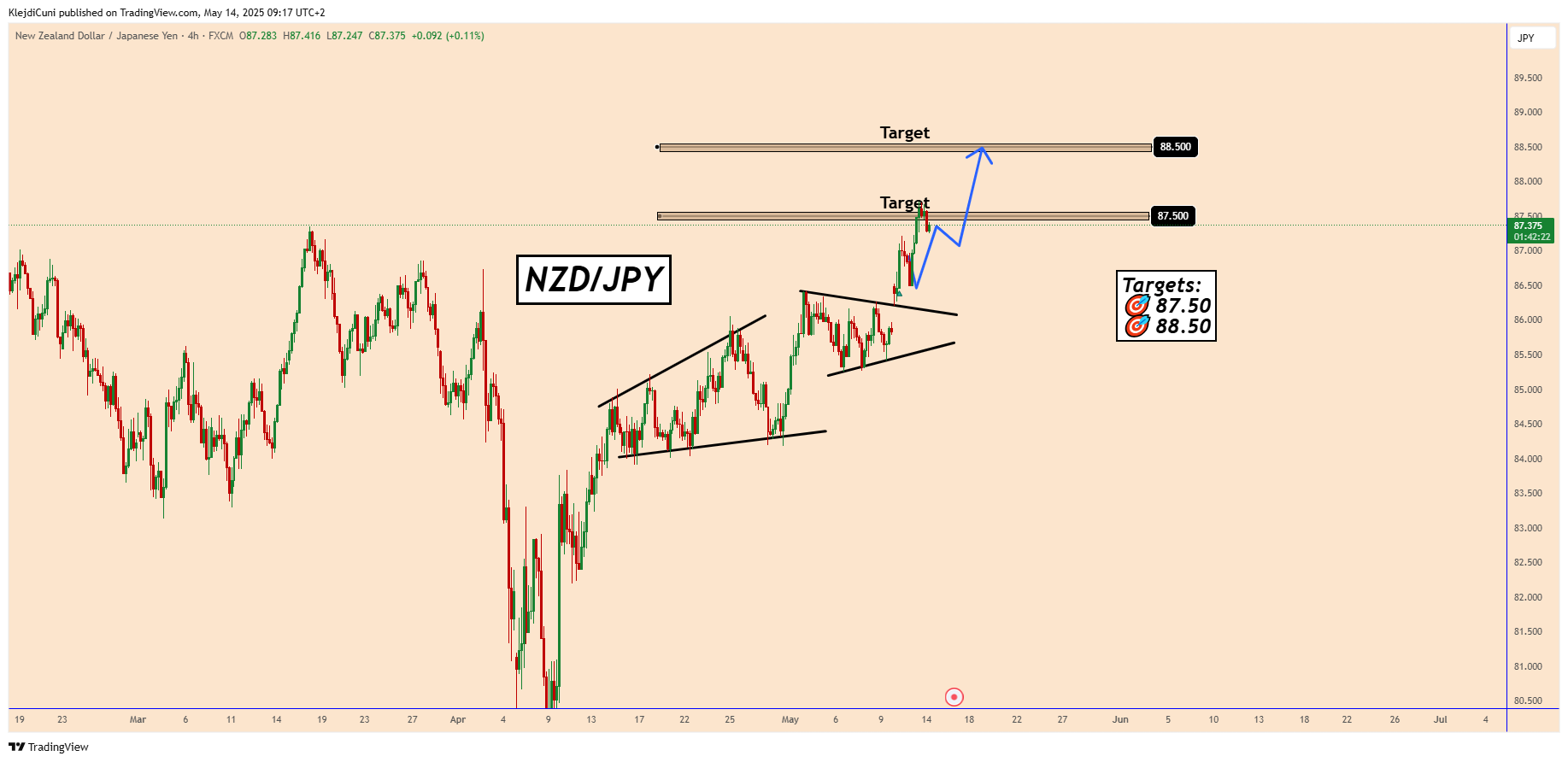 FX:NZDJPY Chart Image by KlejdiCuni