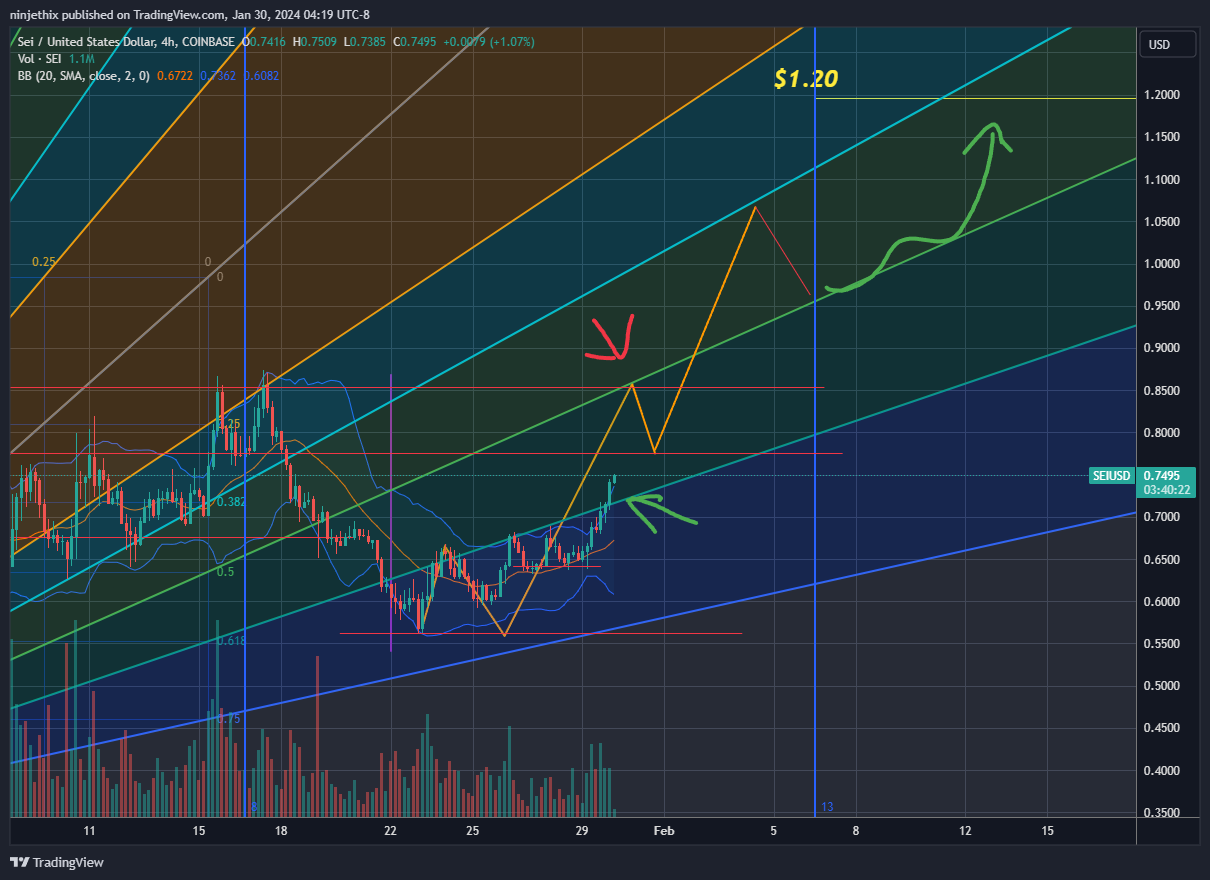 COINBASE:SEIUSD Chart Image by ninjethix