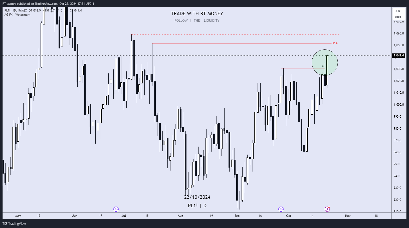 NYMEX:PL1! Chart Image by RT_Money