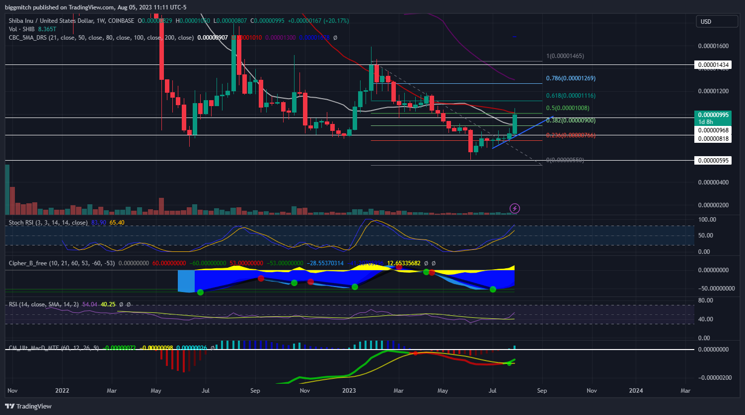 COINBASE:SHIBUSD Chart Image by biggmitch