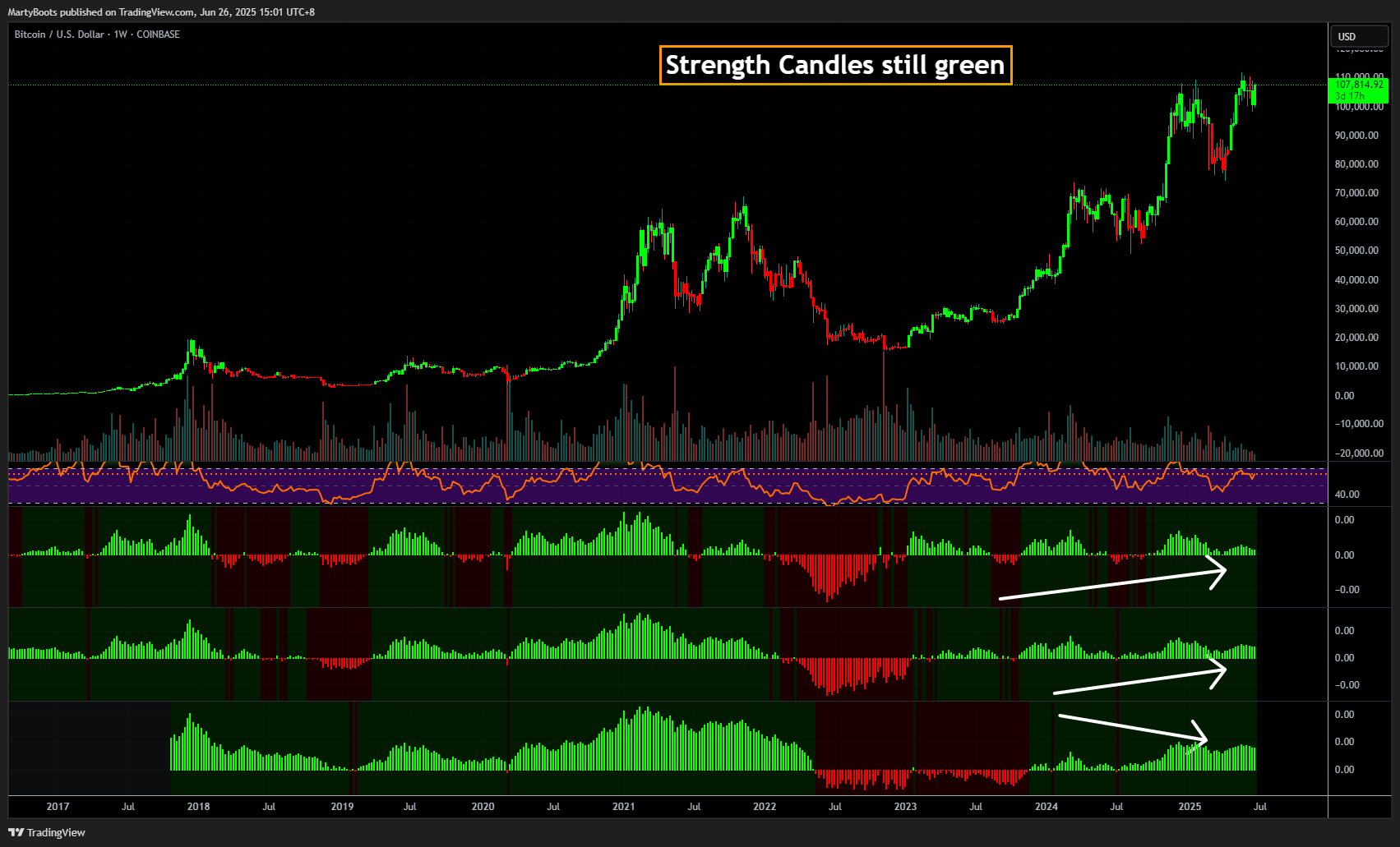 COINBASE:BTCUSD Chart Image by MartyBoots