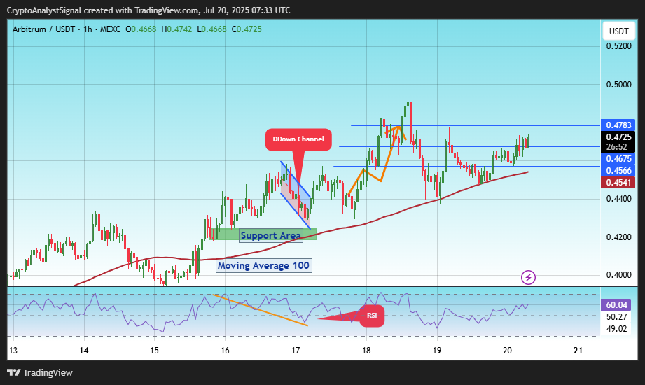 MEXC:ARBUSDT Chart Image by CryptoAnalystSignal
