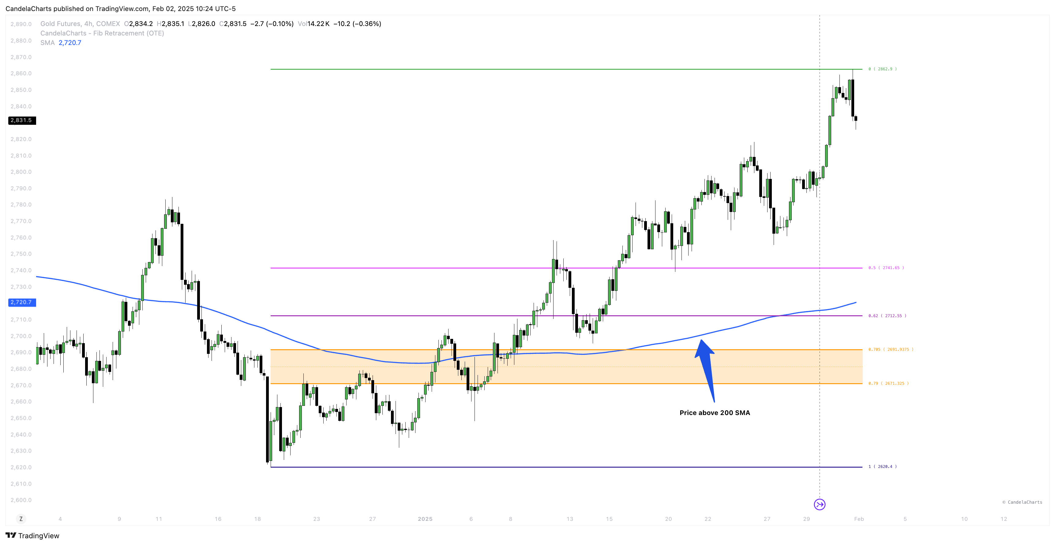 COMEX_DL:GC1! Chart Image by CandelaCharts