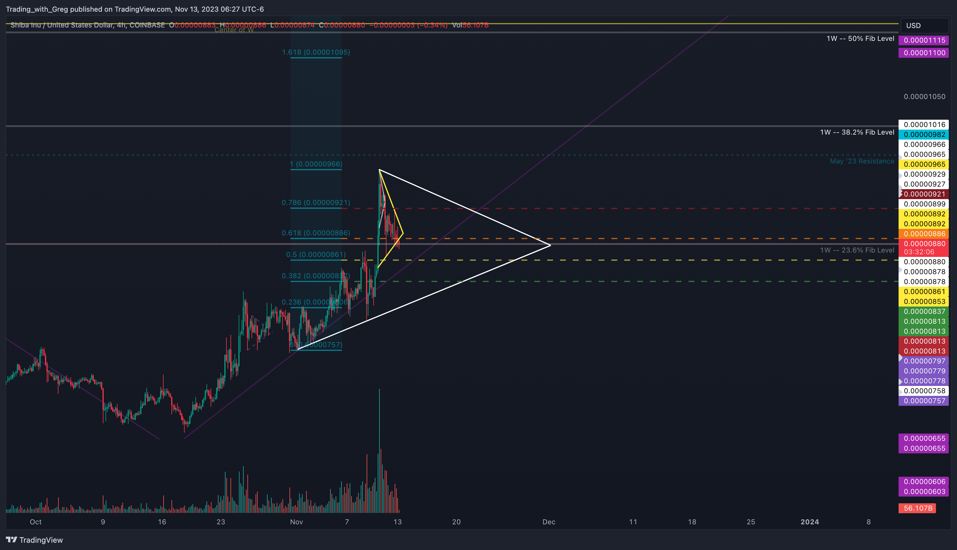 COINBASE:SHIBUSD Chart Image by Shepherd_Investor