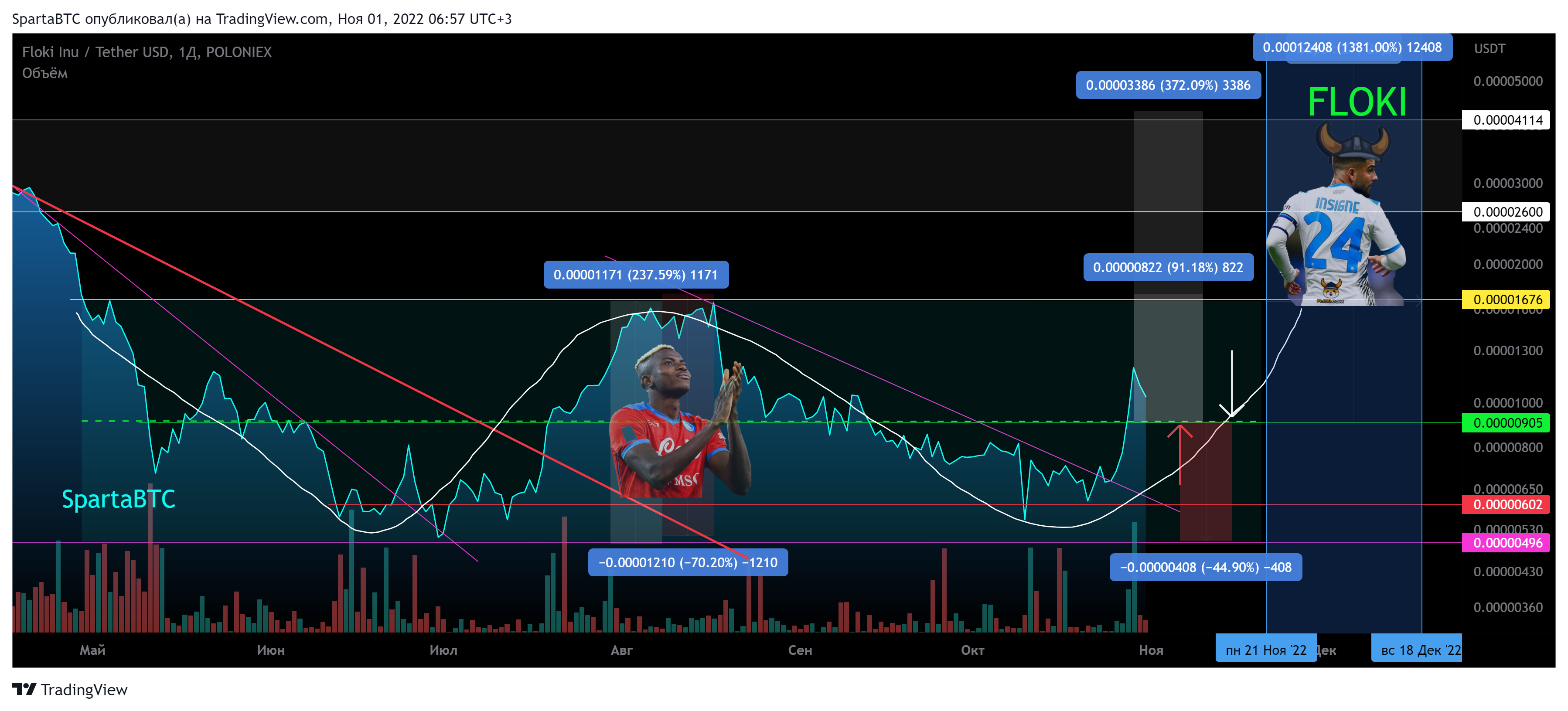 POLONIEX:FLOKIUSDT Chart Image by SpartaBTC