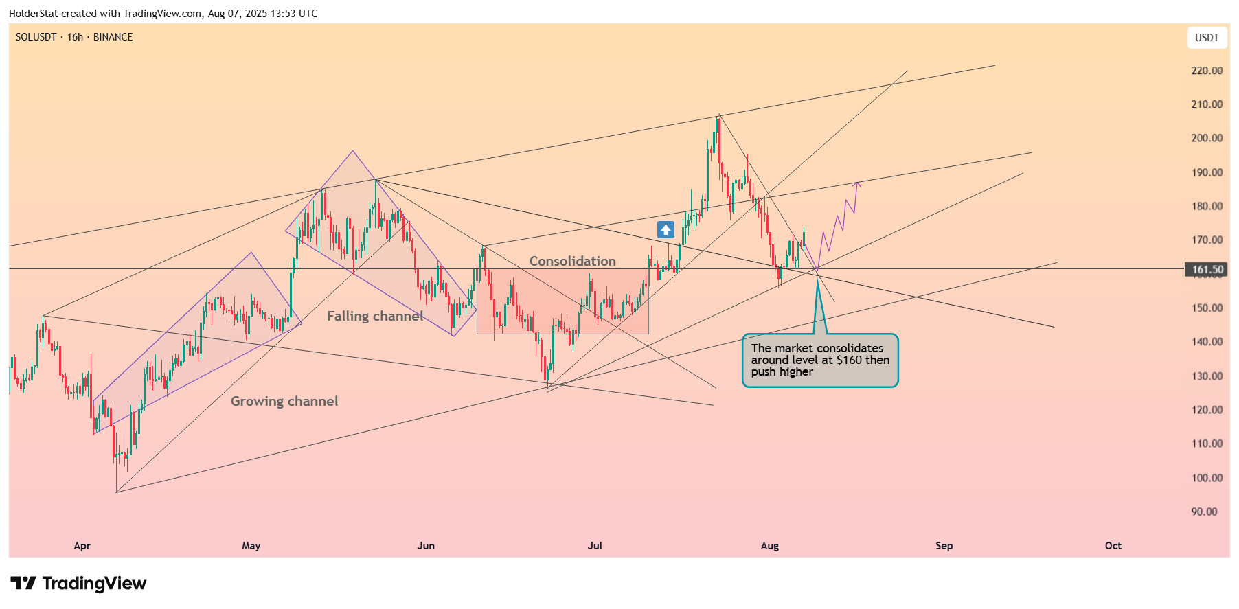 BINANCE:SOLUSDT Chart Image by HolderStat