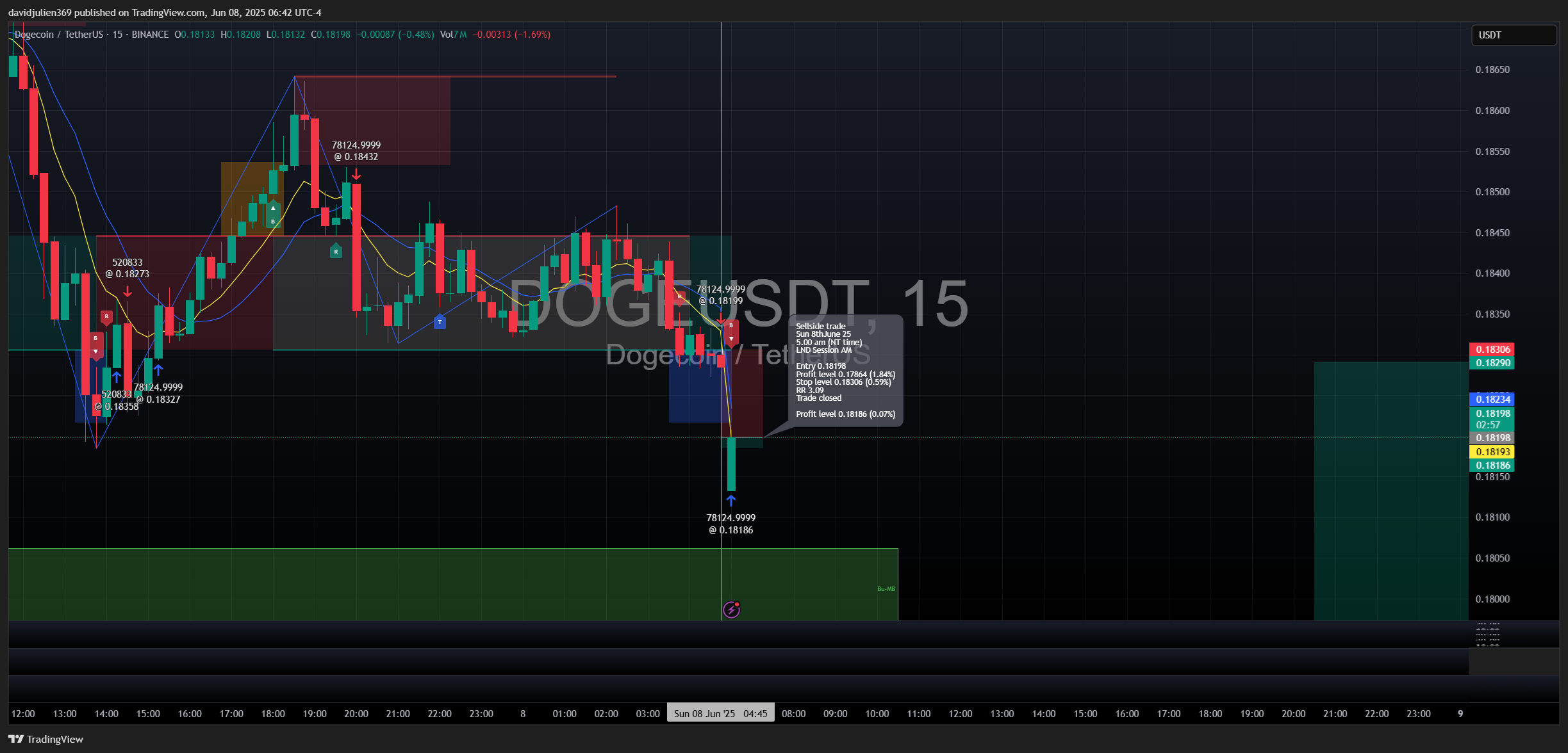 BINANCE:DOGEUSDT Chart Image by davidjulien369