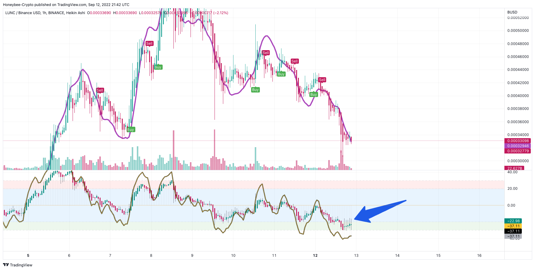 BINANCE:LUNCBUSD Chart Image by Honeybee-Crypto