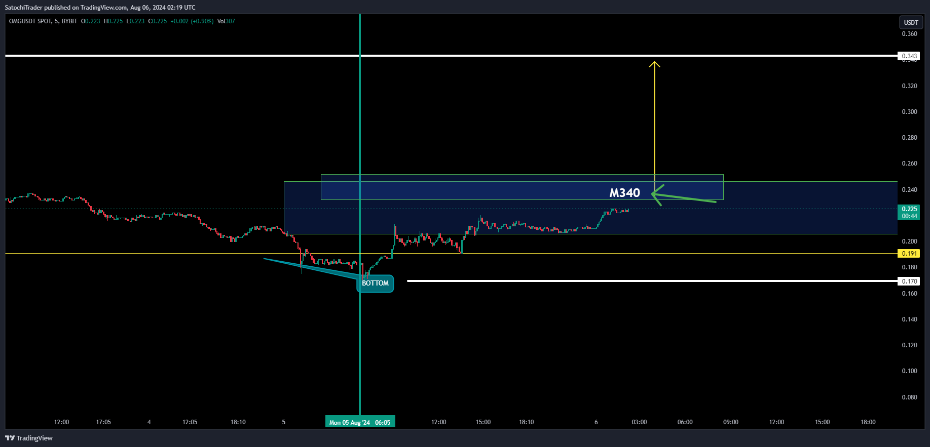 BYBIT:OMGUSDT Chart Image by SatochiTrader
