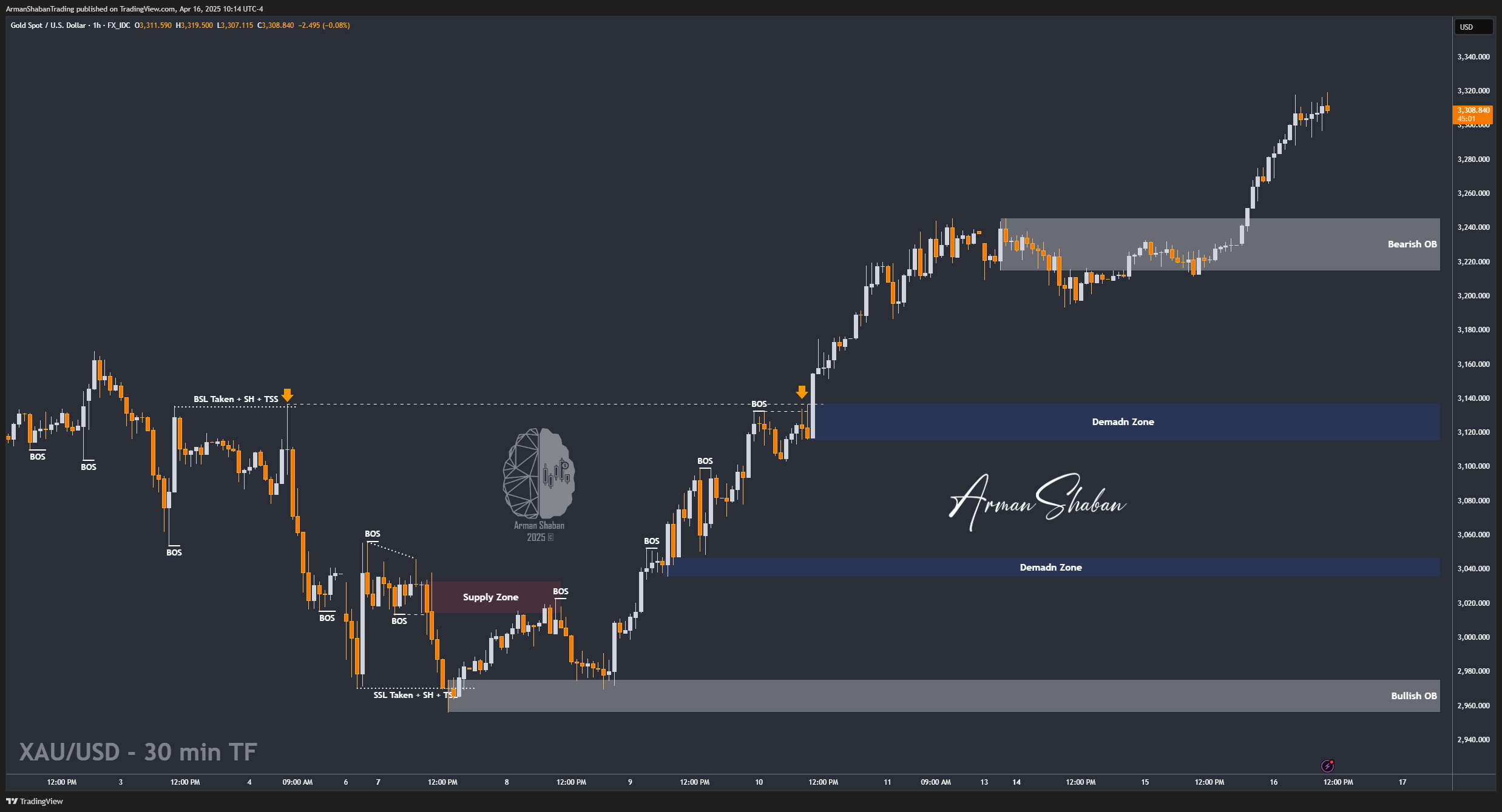 FX_IDC:XAUUSD Chart Image by ArmanShabanTrading