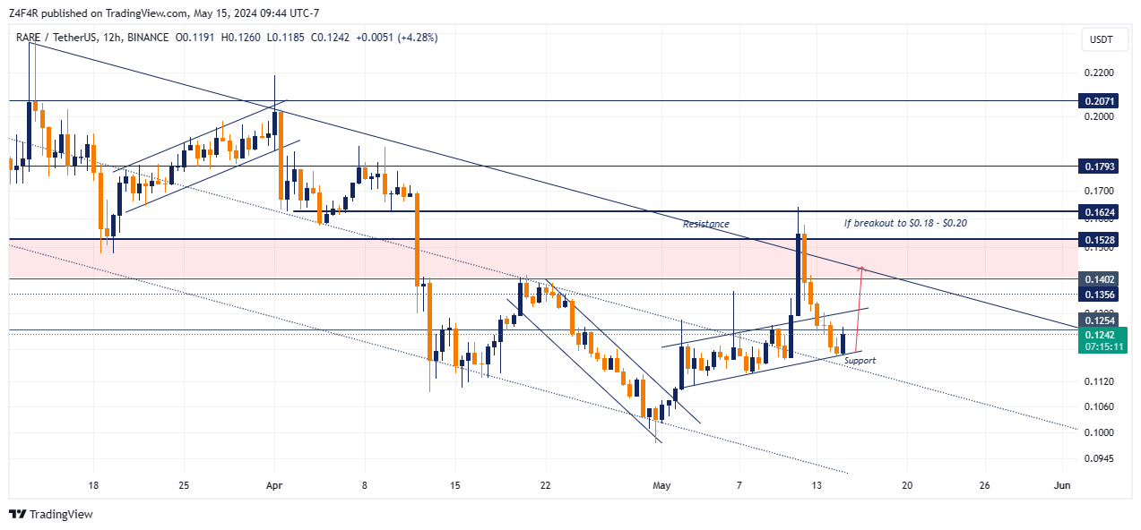 BINANCE:RAREUSDT Chart Image by Z4F4R