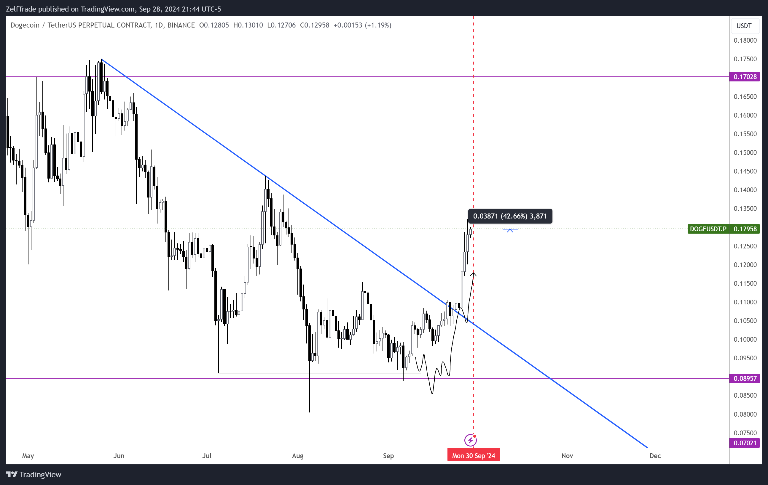 BINANCE:DOGEUSDT.P Chart Image by ZelfTrade