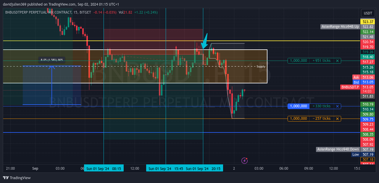 BITGET:BNBUSDT.P Chart Image by davidjulien369