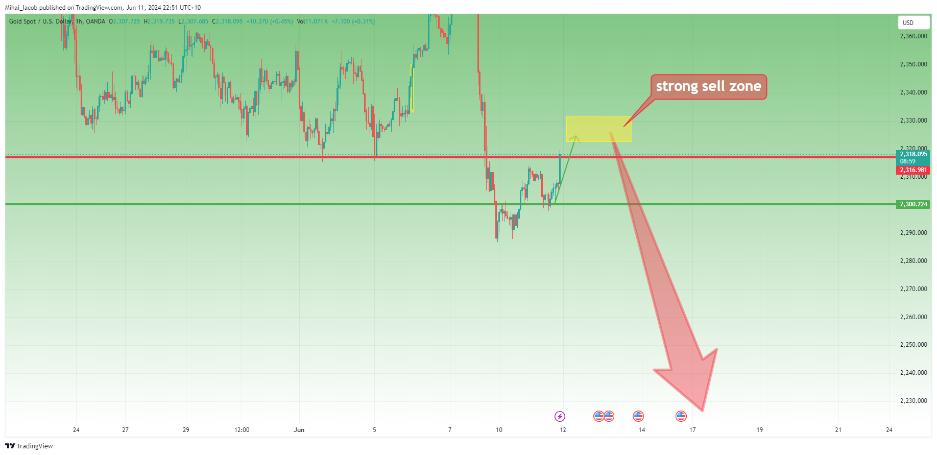 OANDA:XAUUSD Chart Image by Mihai_Iacob