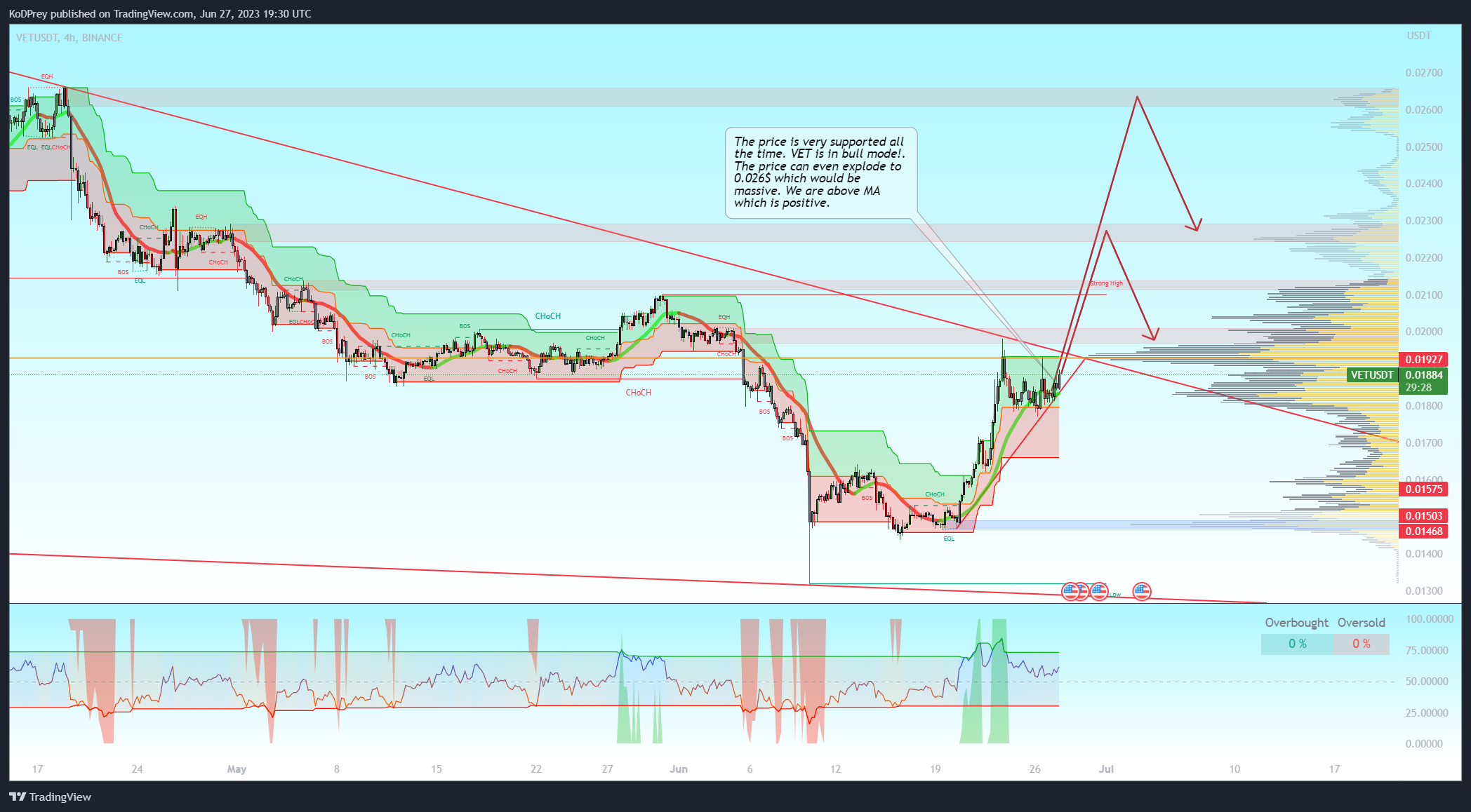 BINANCE:VETUSDT Chart Image by KoDPrey