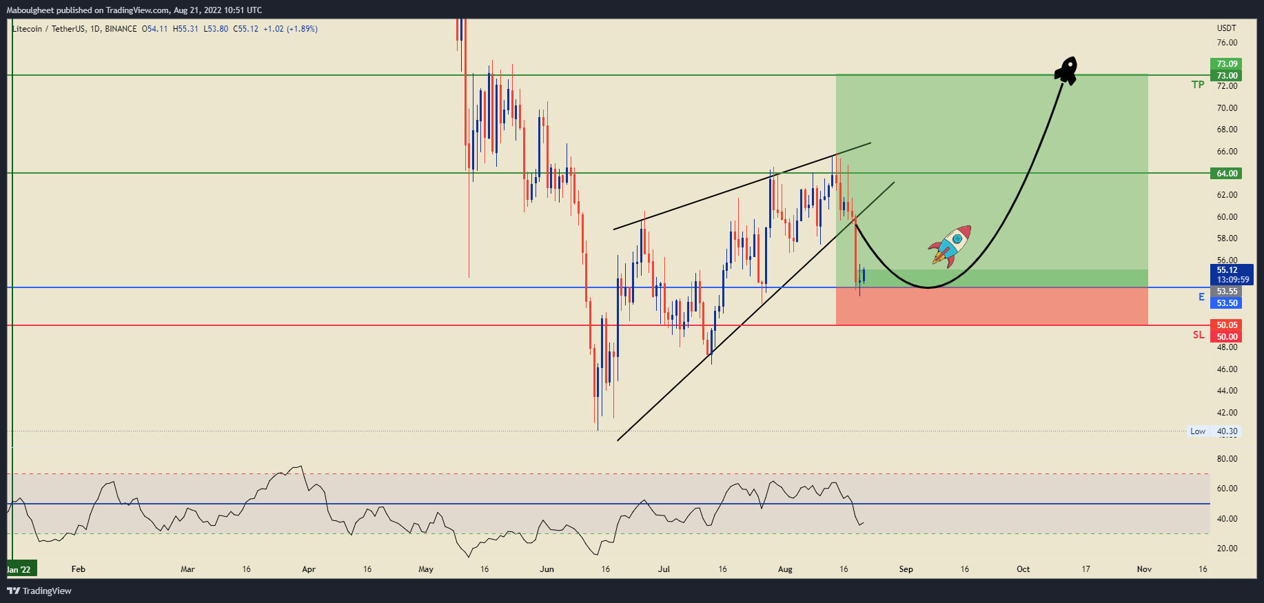 BINANCE:LTCUSDT Chart Image by Maboulgheet