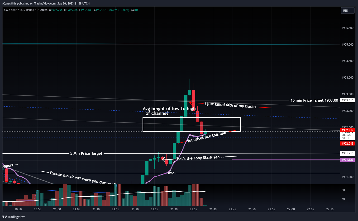 OANDA:XAUUSD Chart Image by iCantw84it