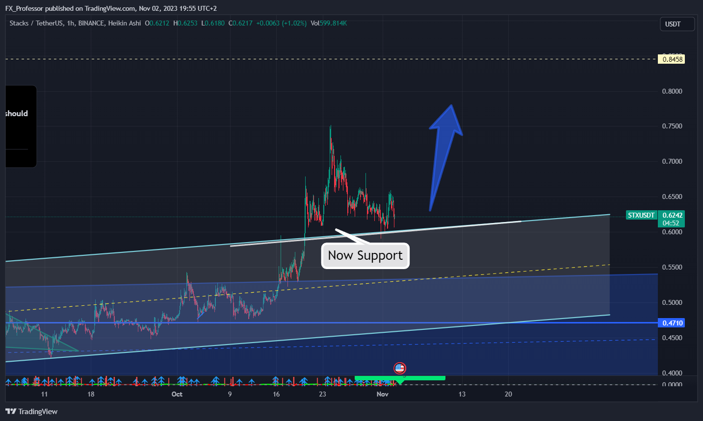 BINANCE:STXUSDT Chart Image by FX_Professor