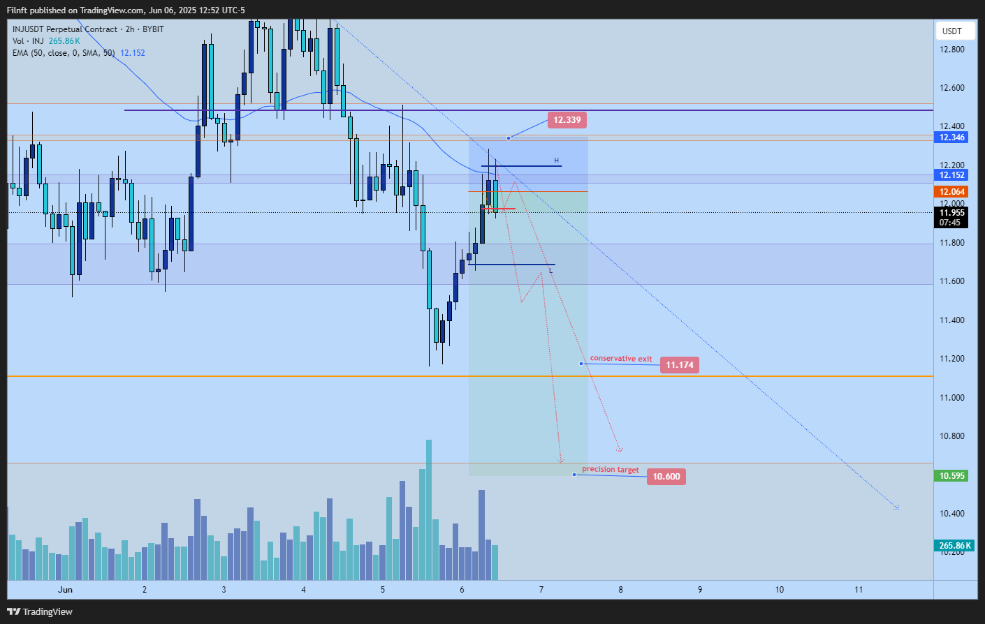 BYBIT:INJUSDT.P Chart Image by Filnft