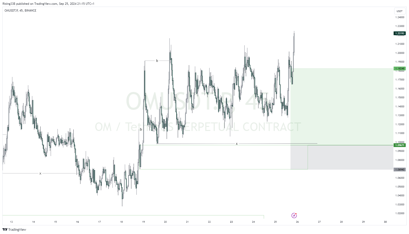 BINANCE:OMUSDT.P Chart Image by Rising33B