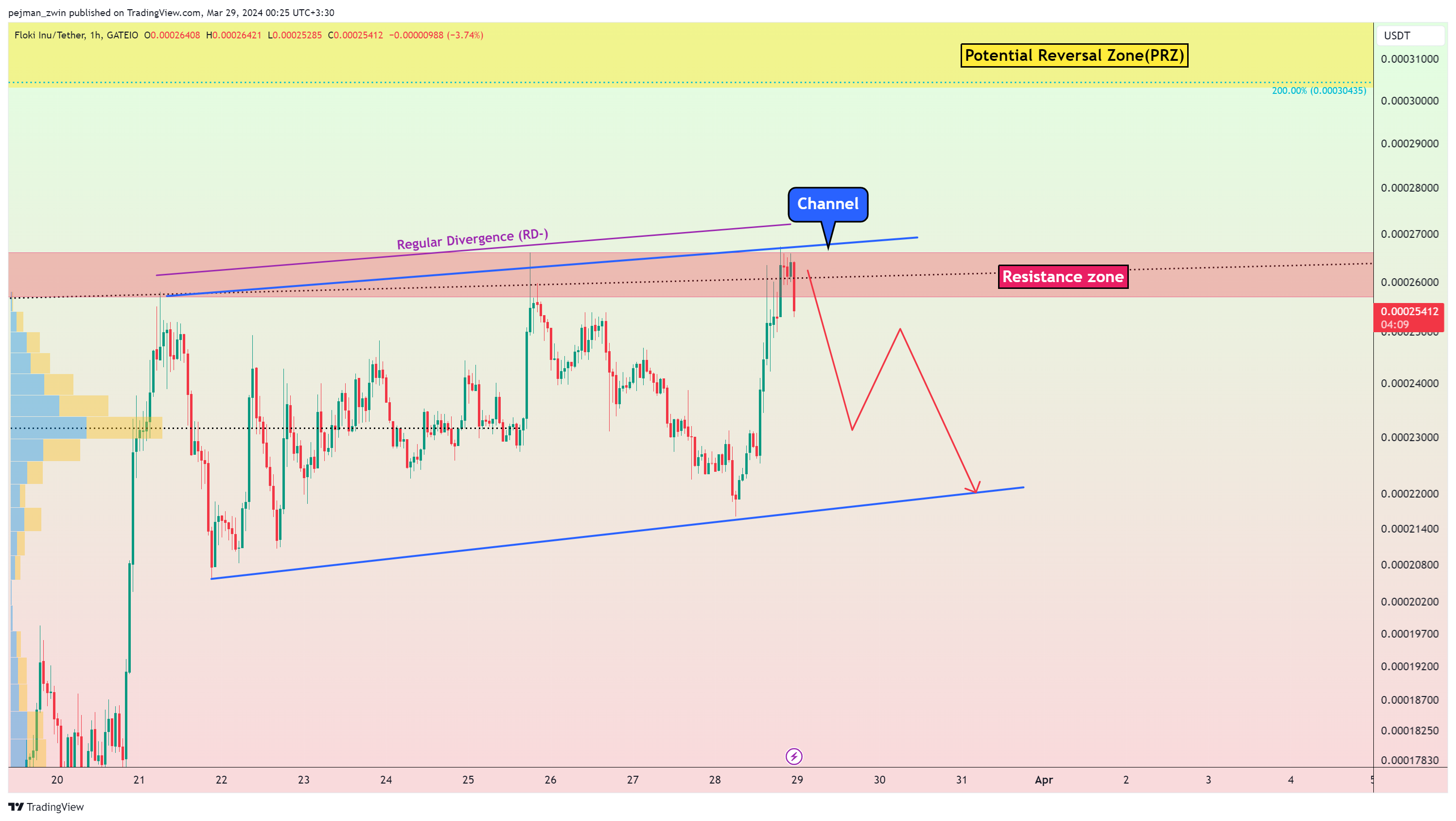 GATEIO:FLOKIUSDT Chart Image by pejman_zwin