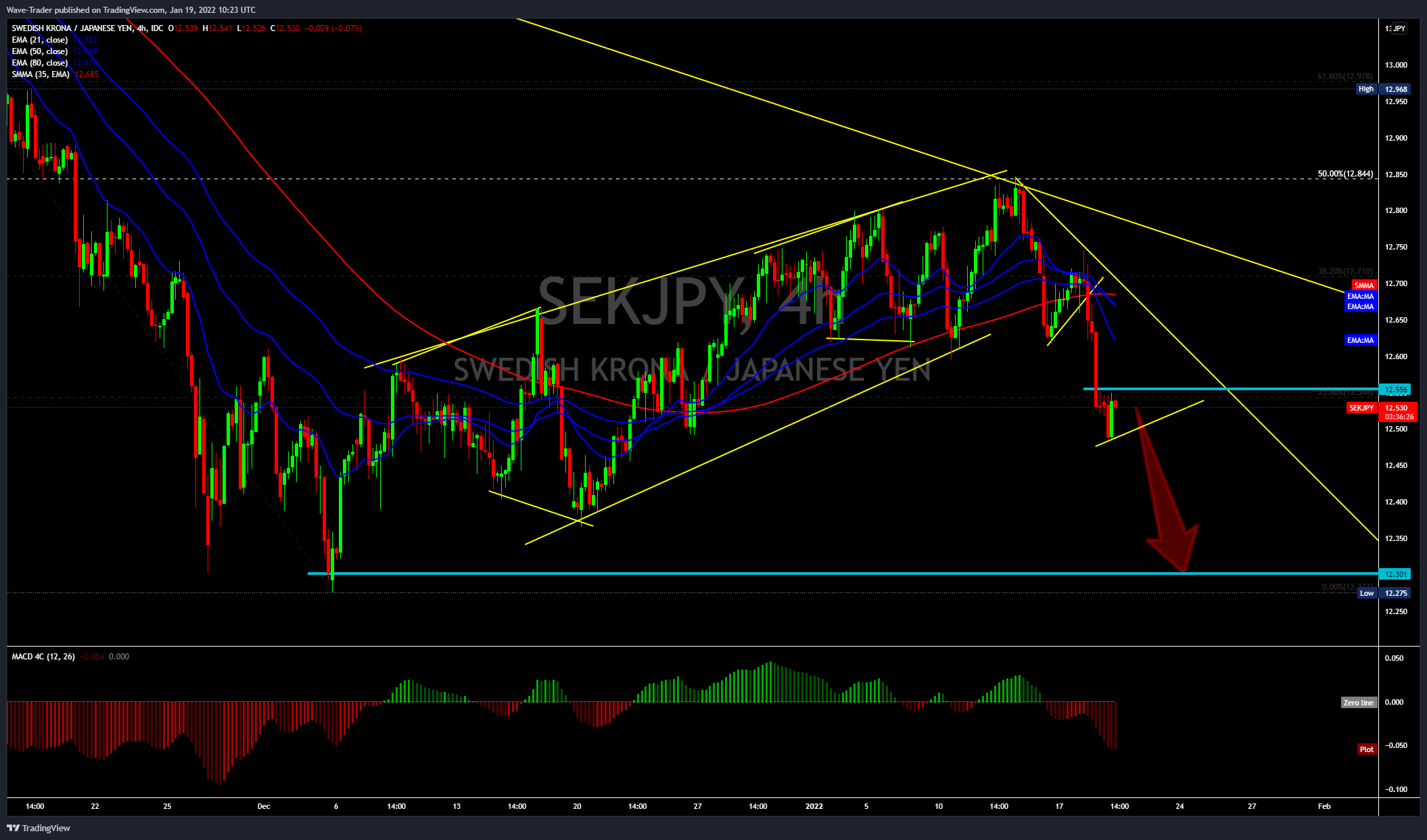 FX_IDC:SEKJPY Chart Image by Wave-Trader