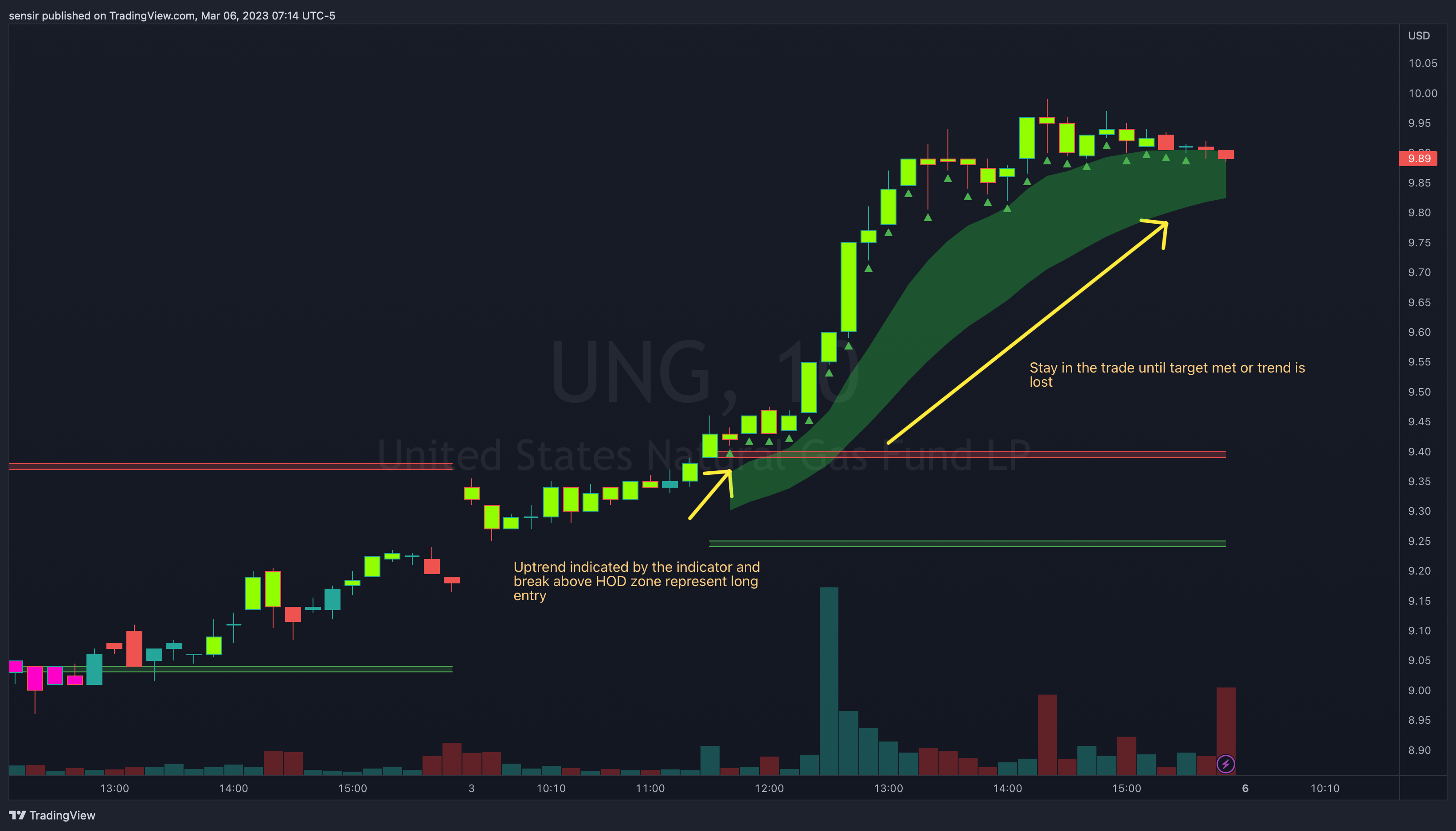 AMEX:UNG Chart Image by sensir