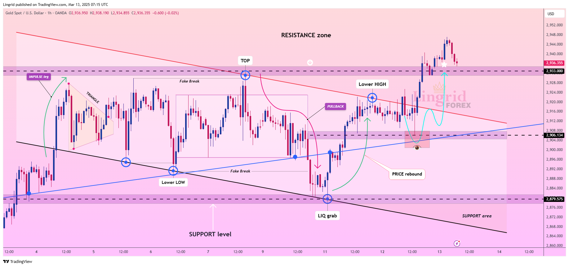 OANDA:XAUUSD Chart Image by Lingrid