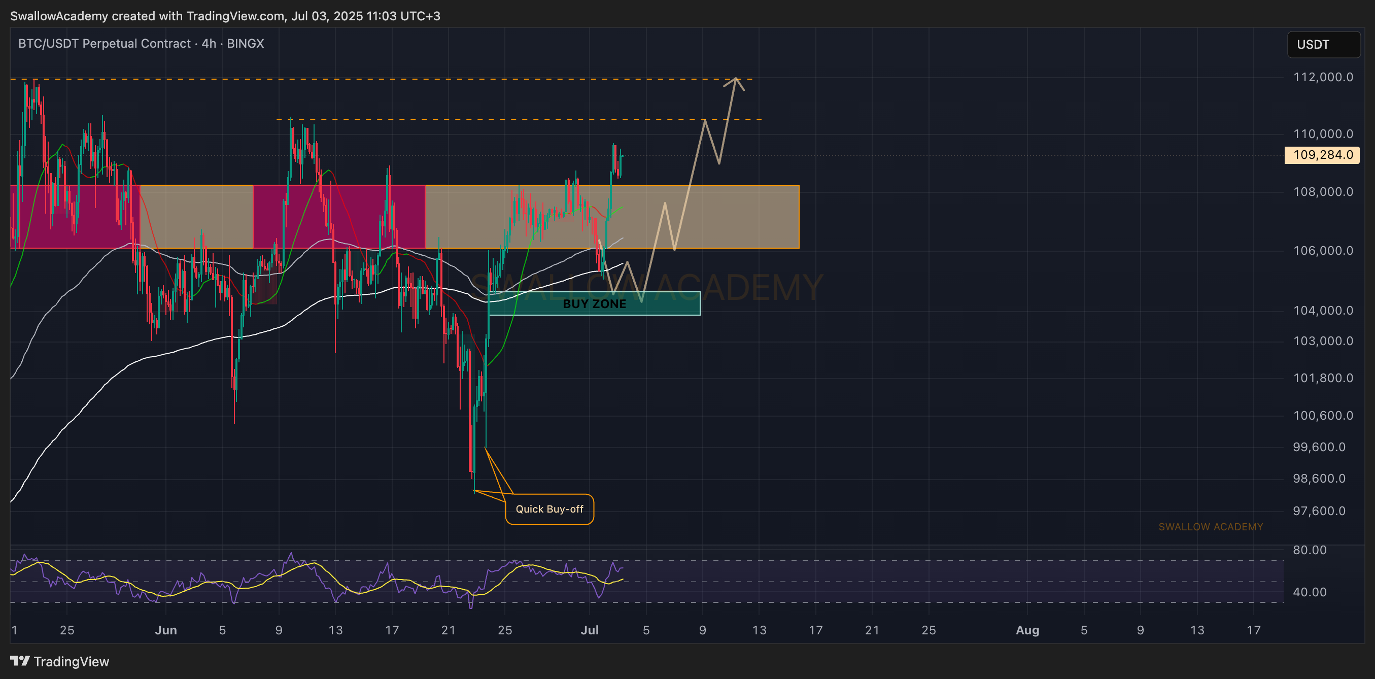 BINGX:BTCUSDT.P Chart Image by SwallowAcademy