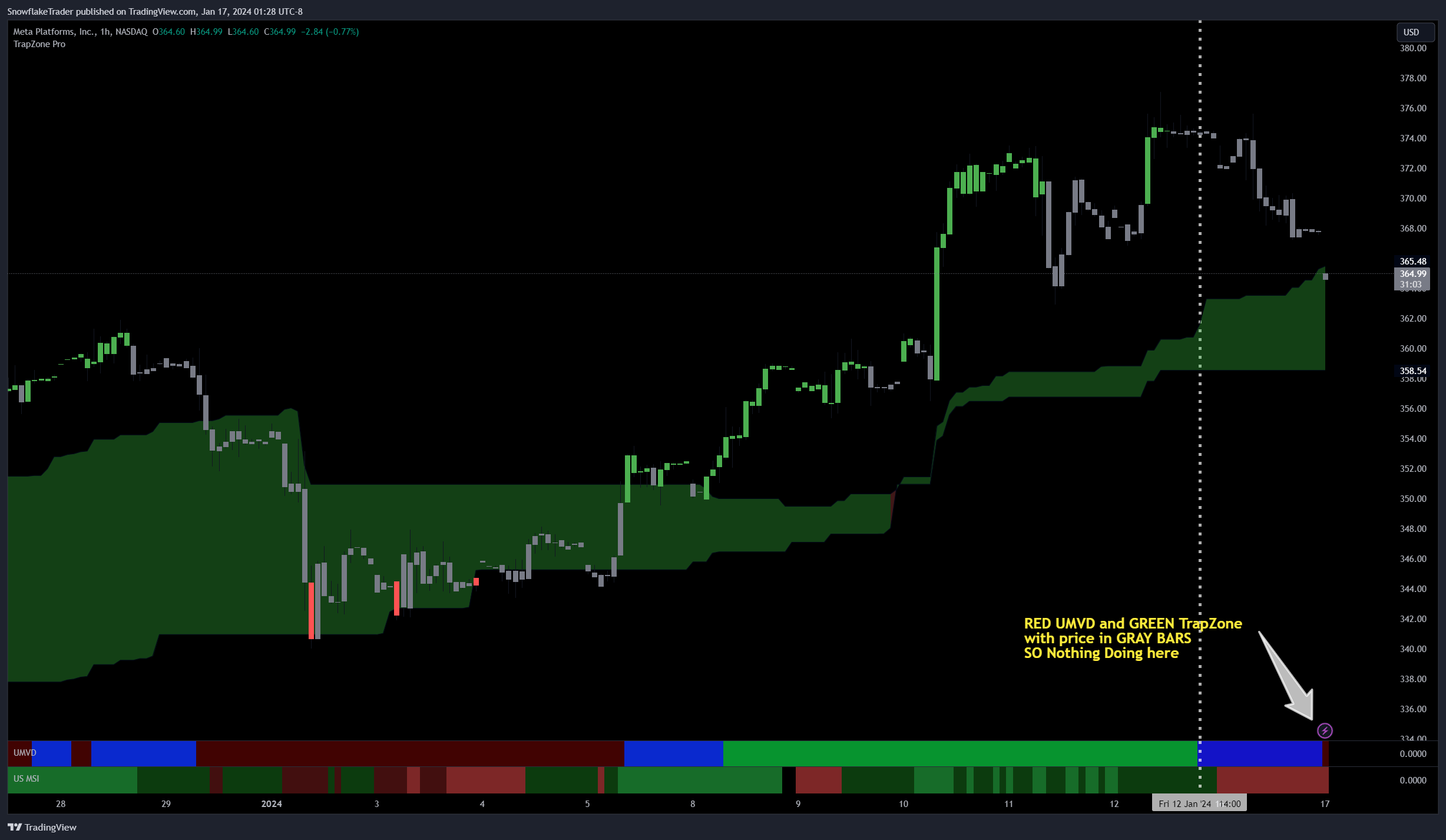 NASDAQ:META Chart Image by SnowflakeTrader