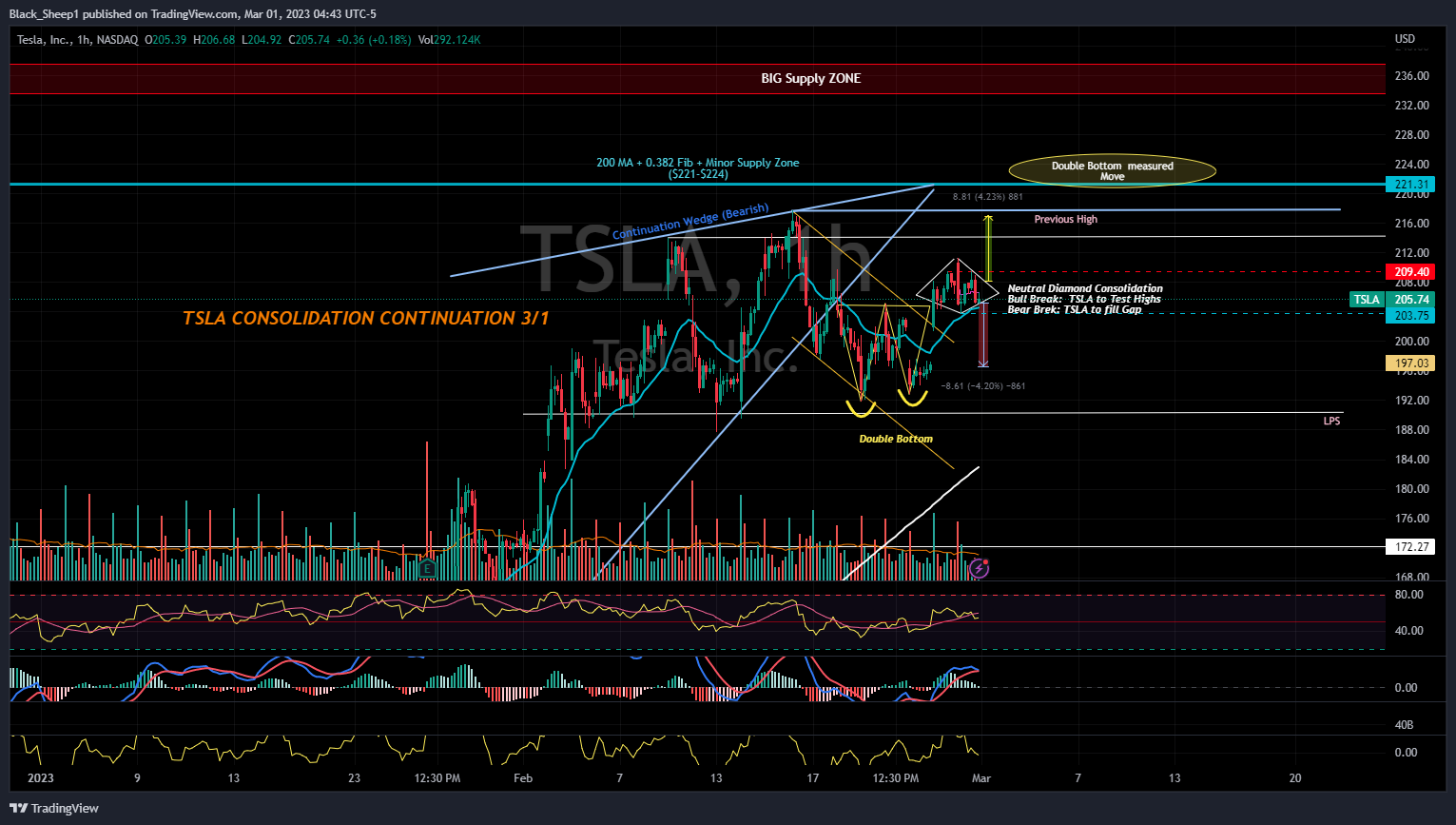 NASDAQ:TSLA Chart Image by Black_Sheep1