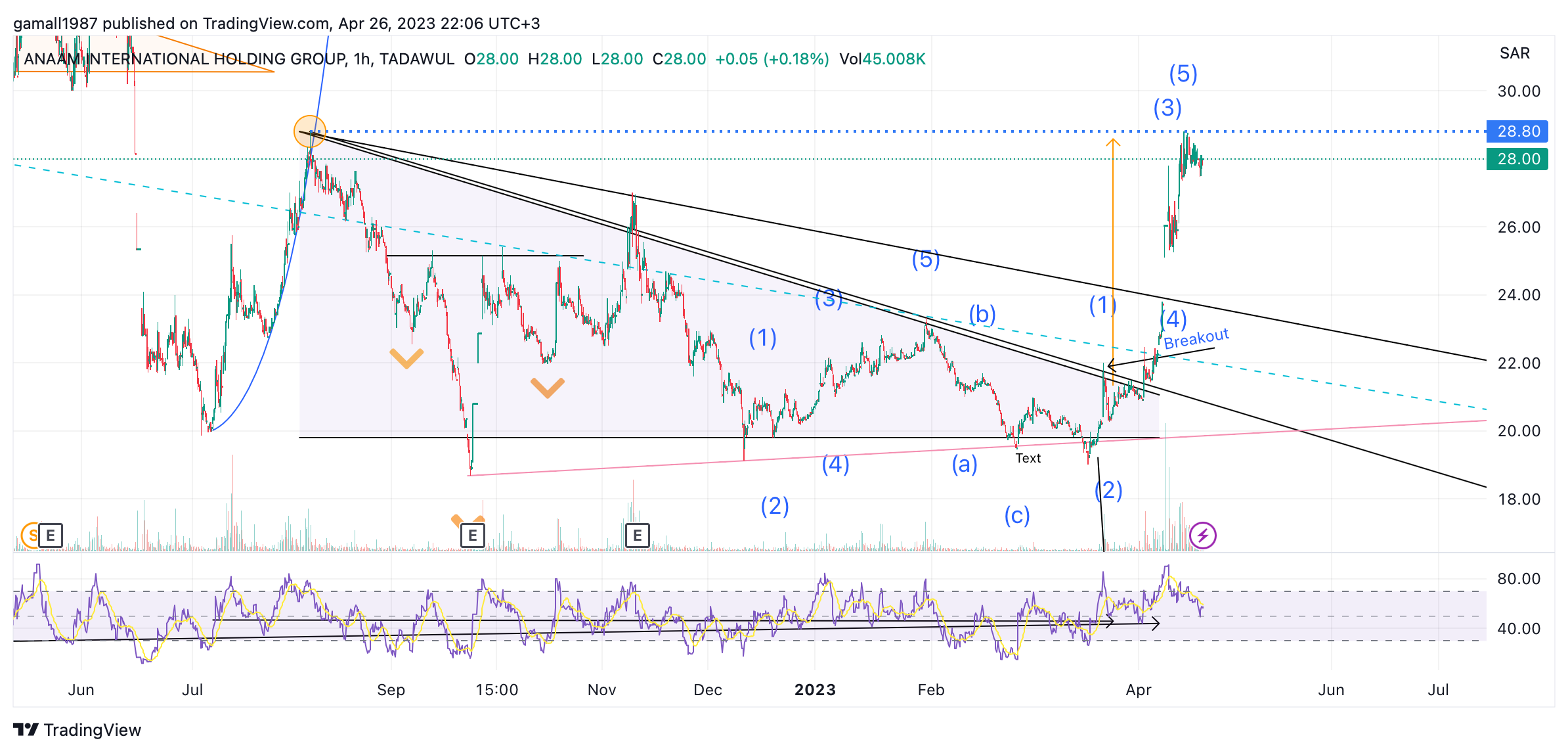 TADAWUL:4061 Chart Image by gamall1987