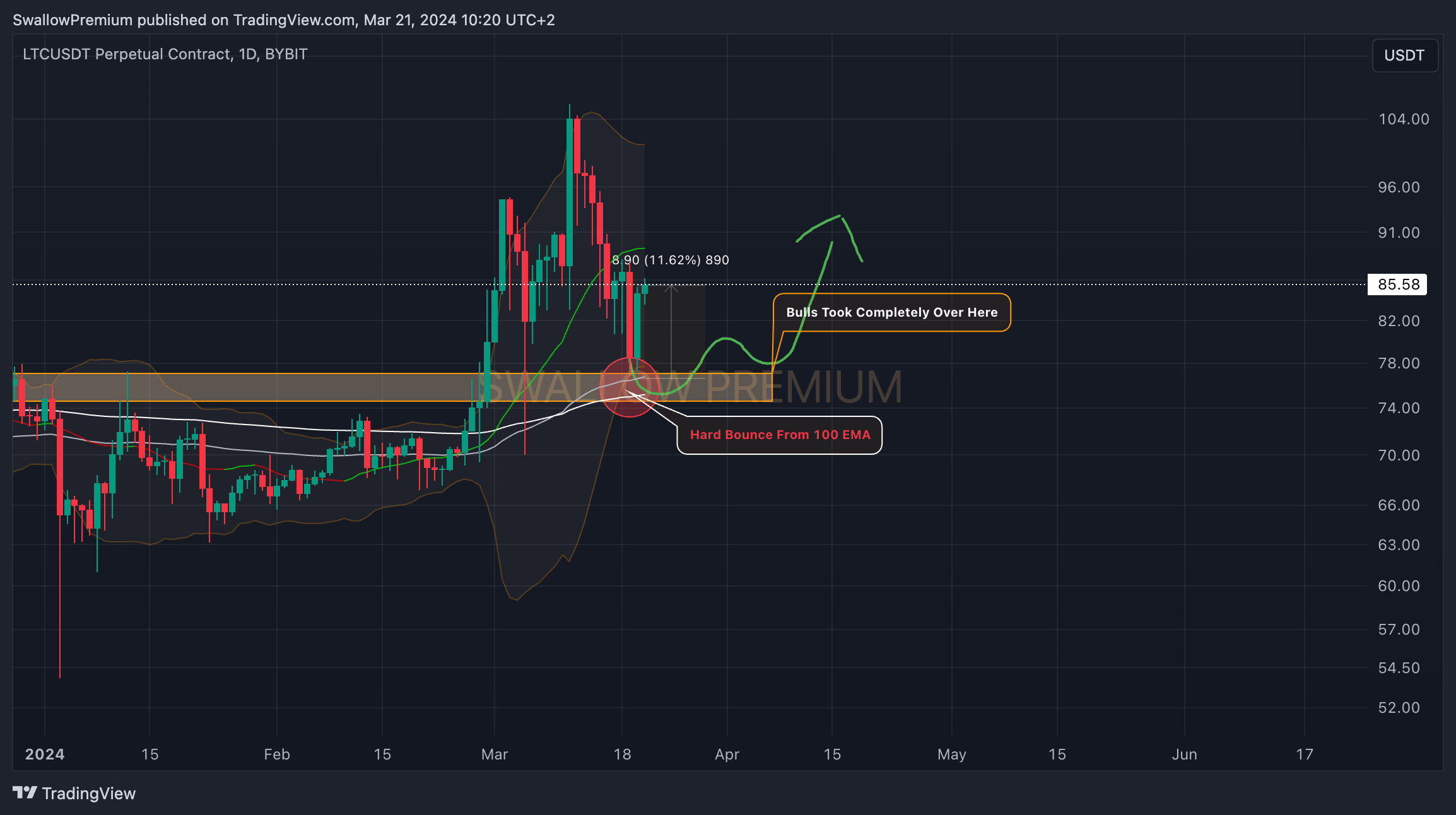 BYBIT:LTCUSDT.P Chart Image by SwallowAcademy